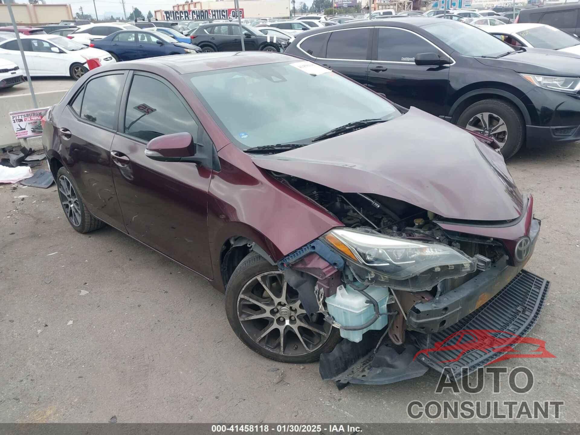 TOYOTA COROLLA 2017 - 5YFBURHE4HP604072
