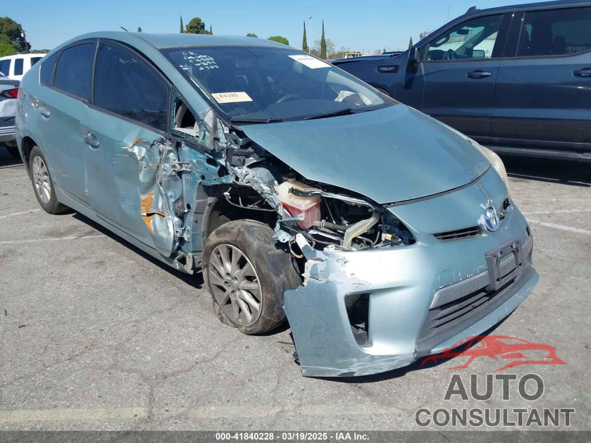 TOYOTA PRIUS PLUG-IN 2014 - JTDKN3DP5E3058694