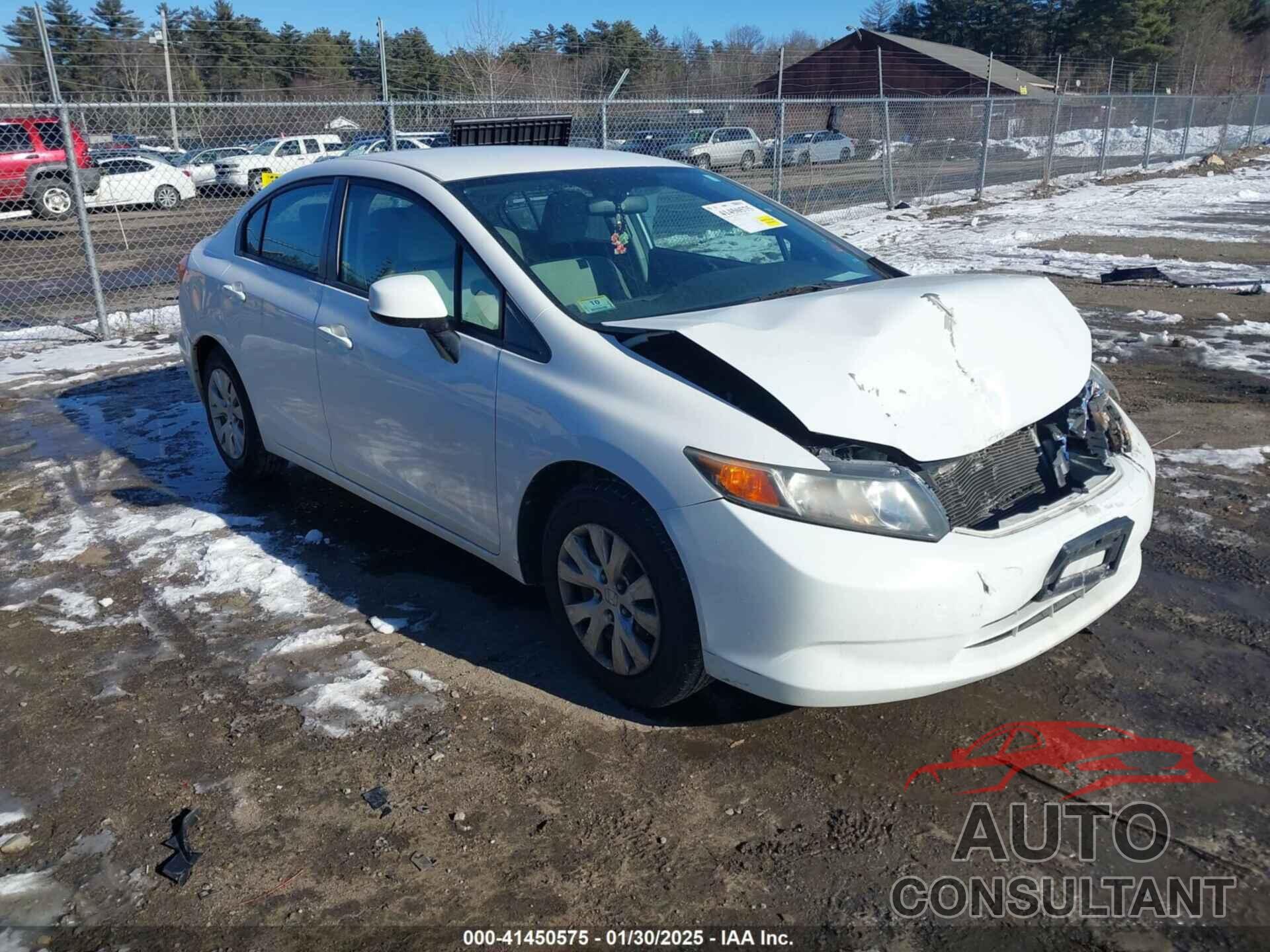 HONDA CIVIC 2012 - 2HGFB2F58CH558246
