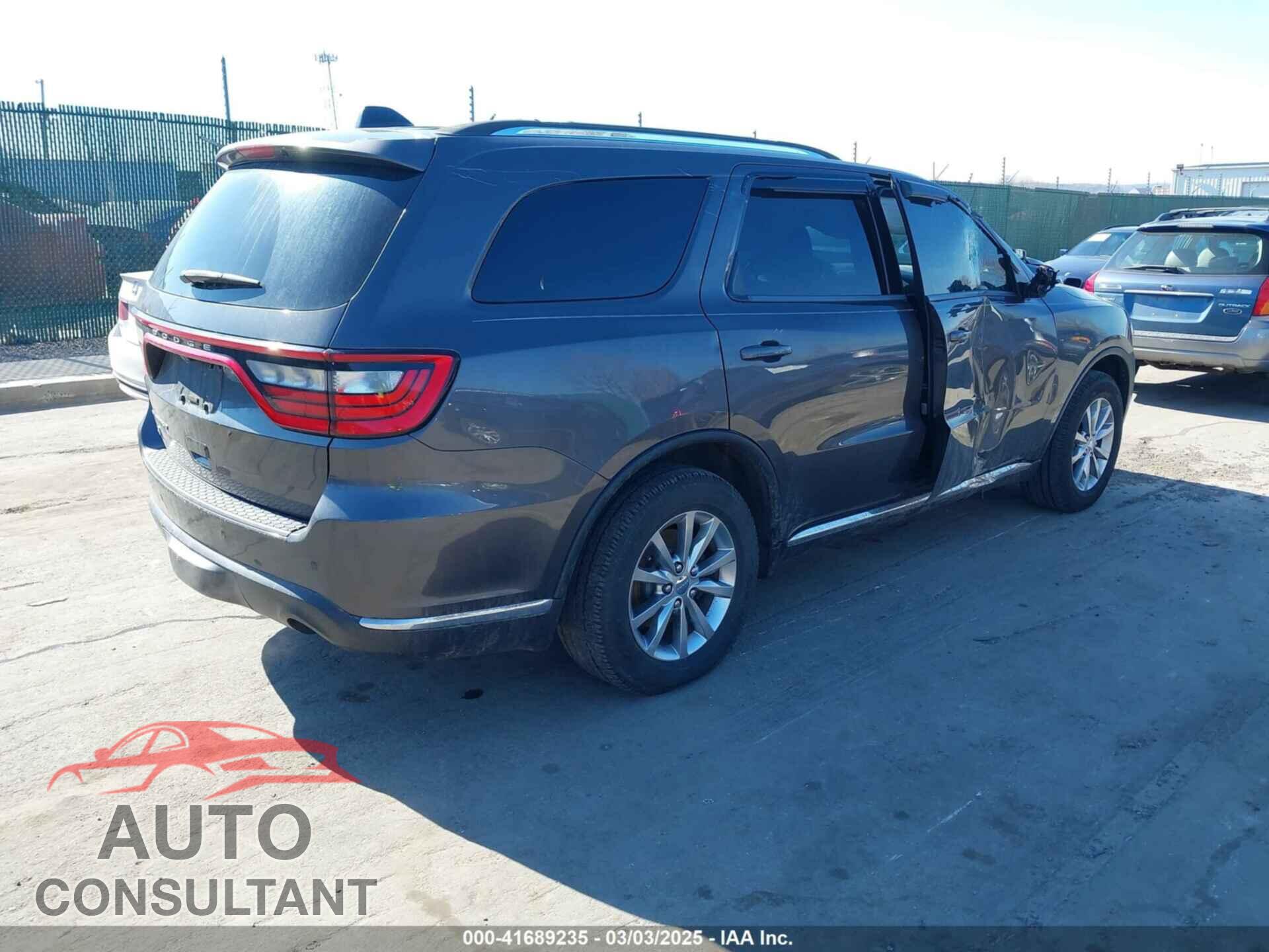 DODGE DURANGO 2018 - 1C4RDJAG4JC176871