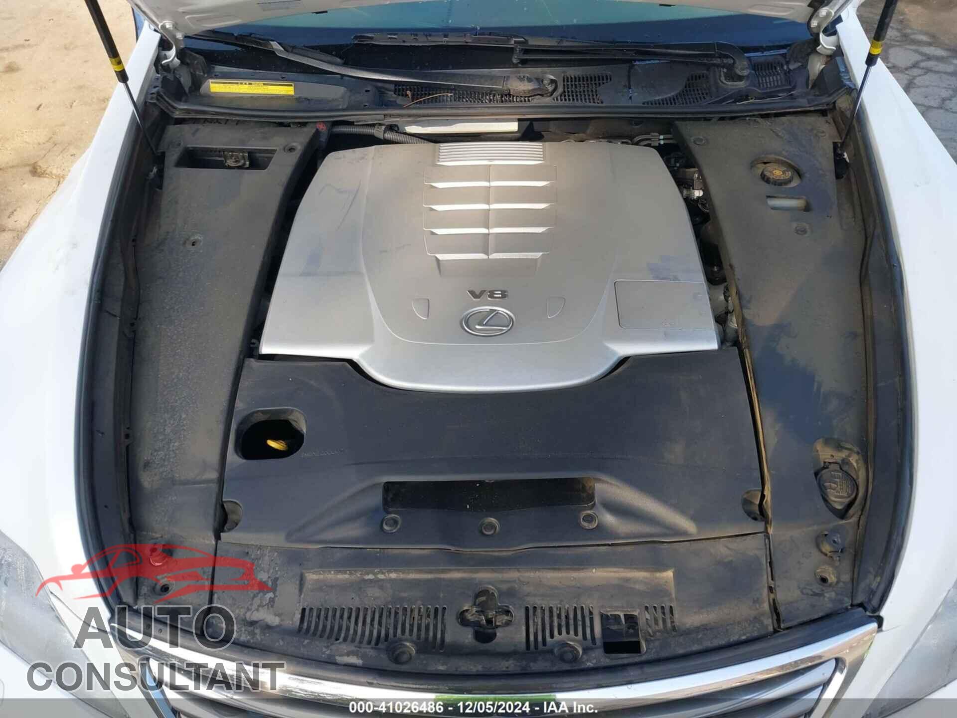 LEXUS LS 460 2012 - JTHGL1EF3C5046064