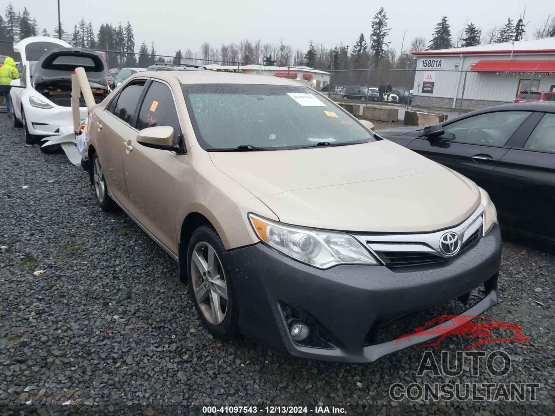 TOYOTA CAMRY 2012 - 4T4BF1FK0CR262444