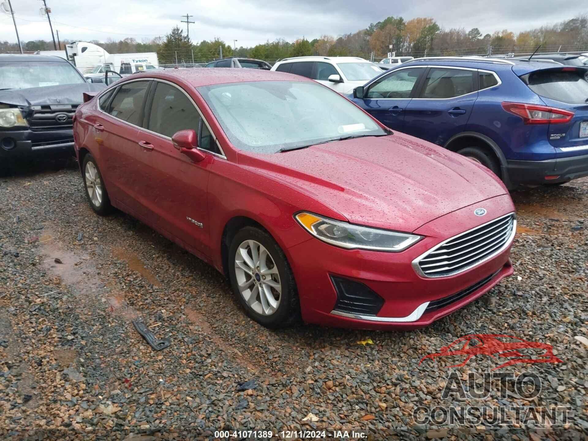 FORD FUSION HYBRID 2019 - 3FA6P0MU6KR136726