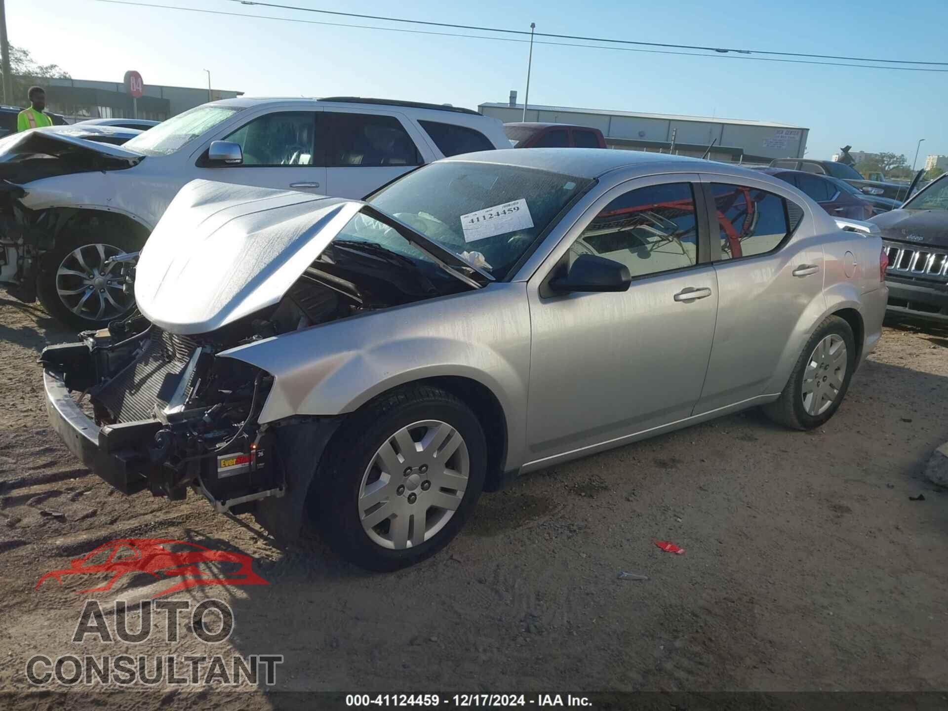 DODGE AVENGER 2012 - 1C3CDZAB1CN147140
