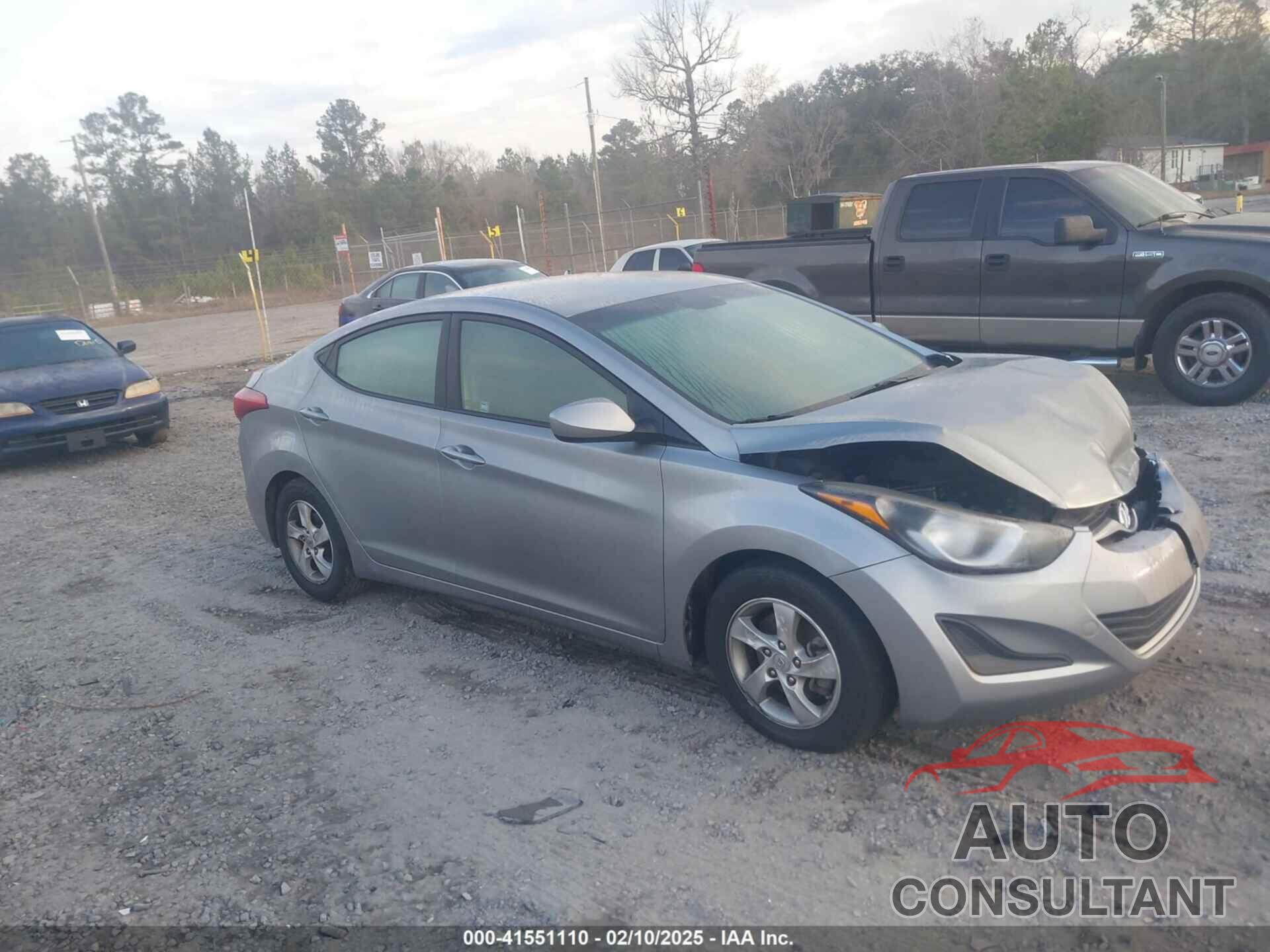 HYUNDAI ELANTRA 2015 - KMHDH4AE3FU415984