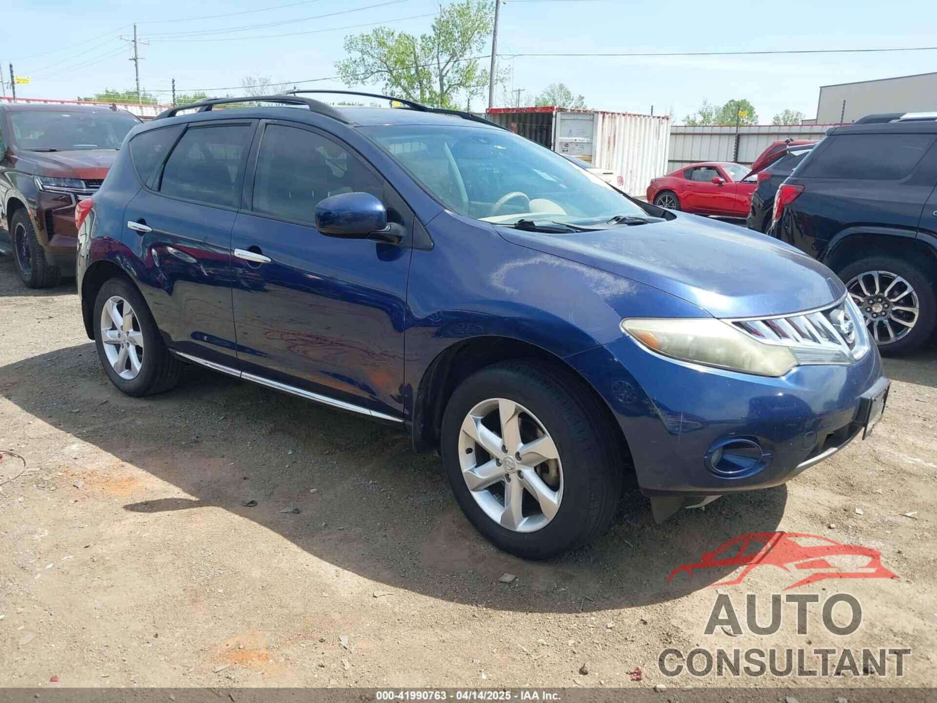 NISSAN MURANO 2009 - JN8AZ18U19W017136