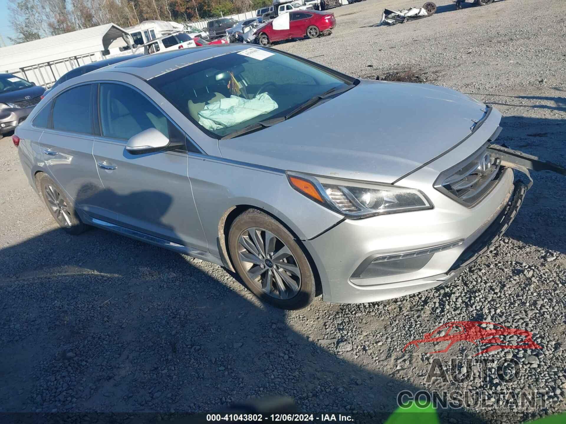 HYUNDAI SONATA 2017 - 5NPE34AFXHH587622