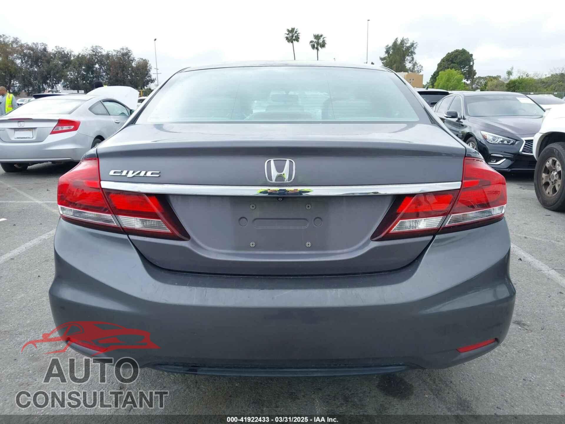 HONDA CIVIC 2014 - 19XFB2F81EE016493