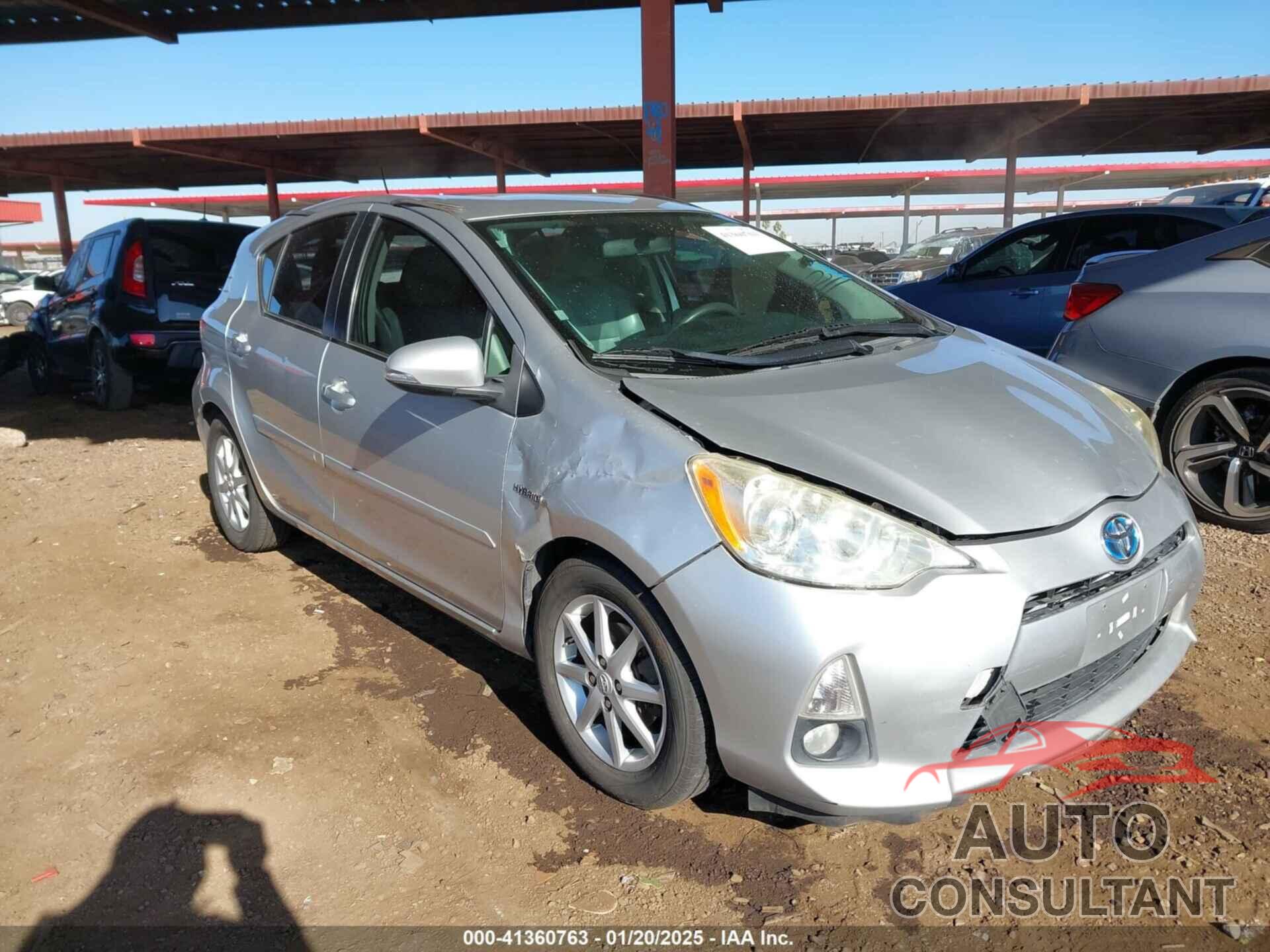 TOYOTA PRIUS C 2012 - JTDKDTB37C1514237