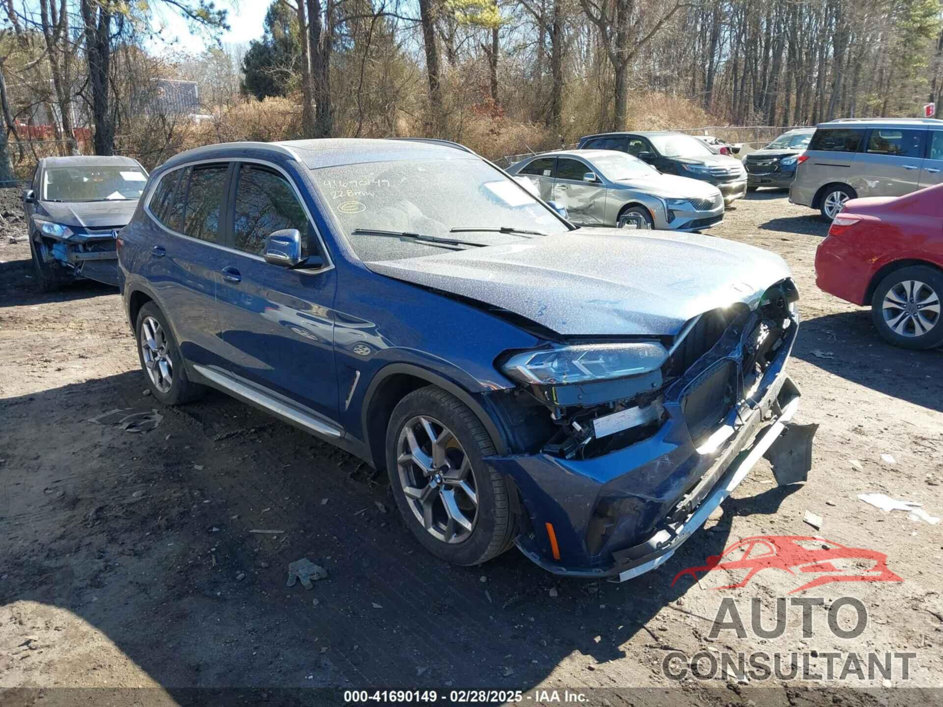 BMW X3 2022 - 5UX53DP08N9K21325