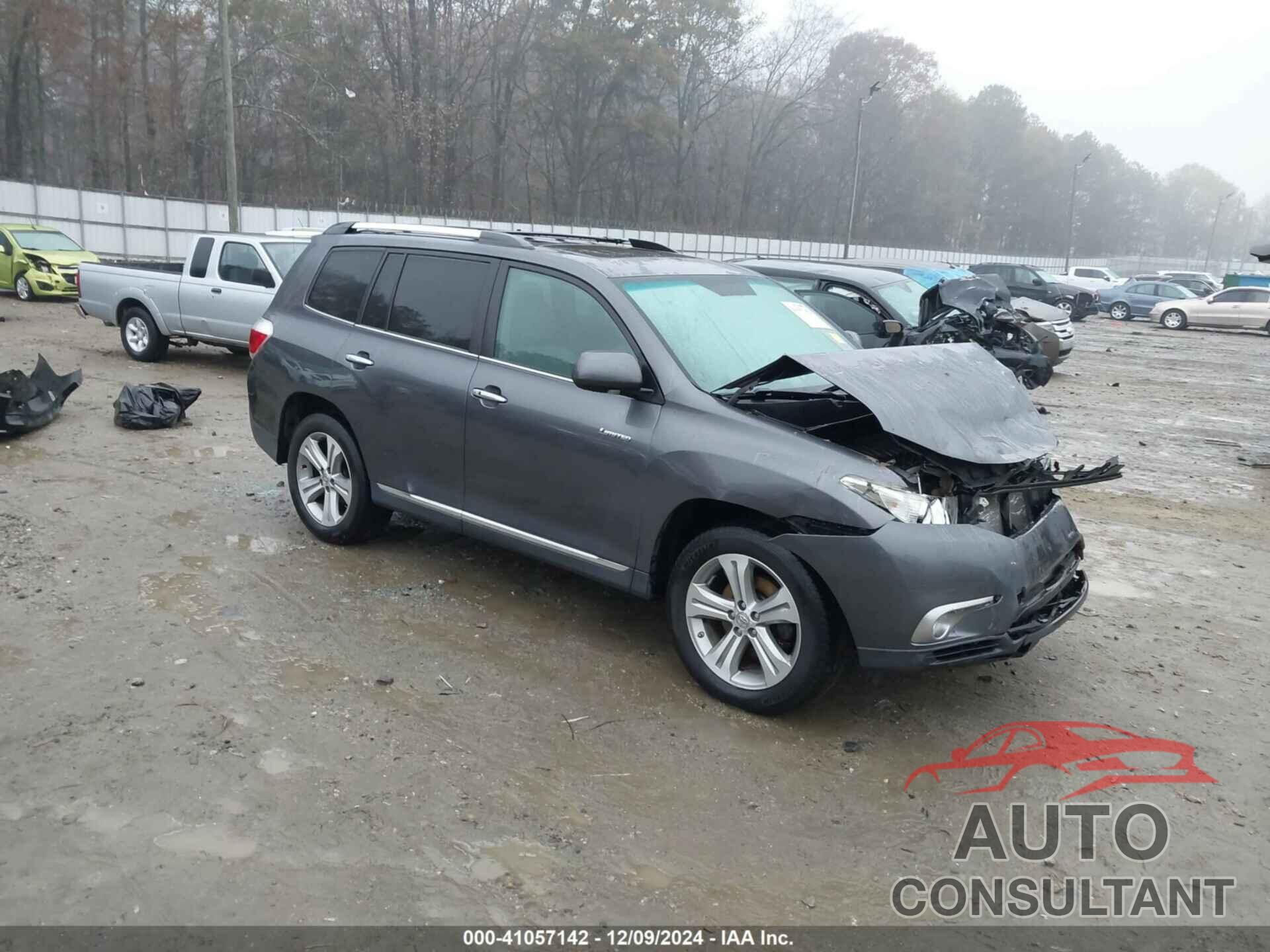 TOYOTA HIGHLANDER 2011 - 5TDDK3EH3BS086254