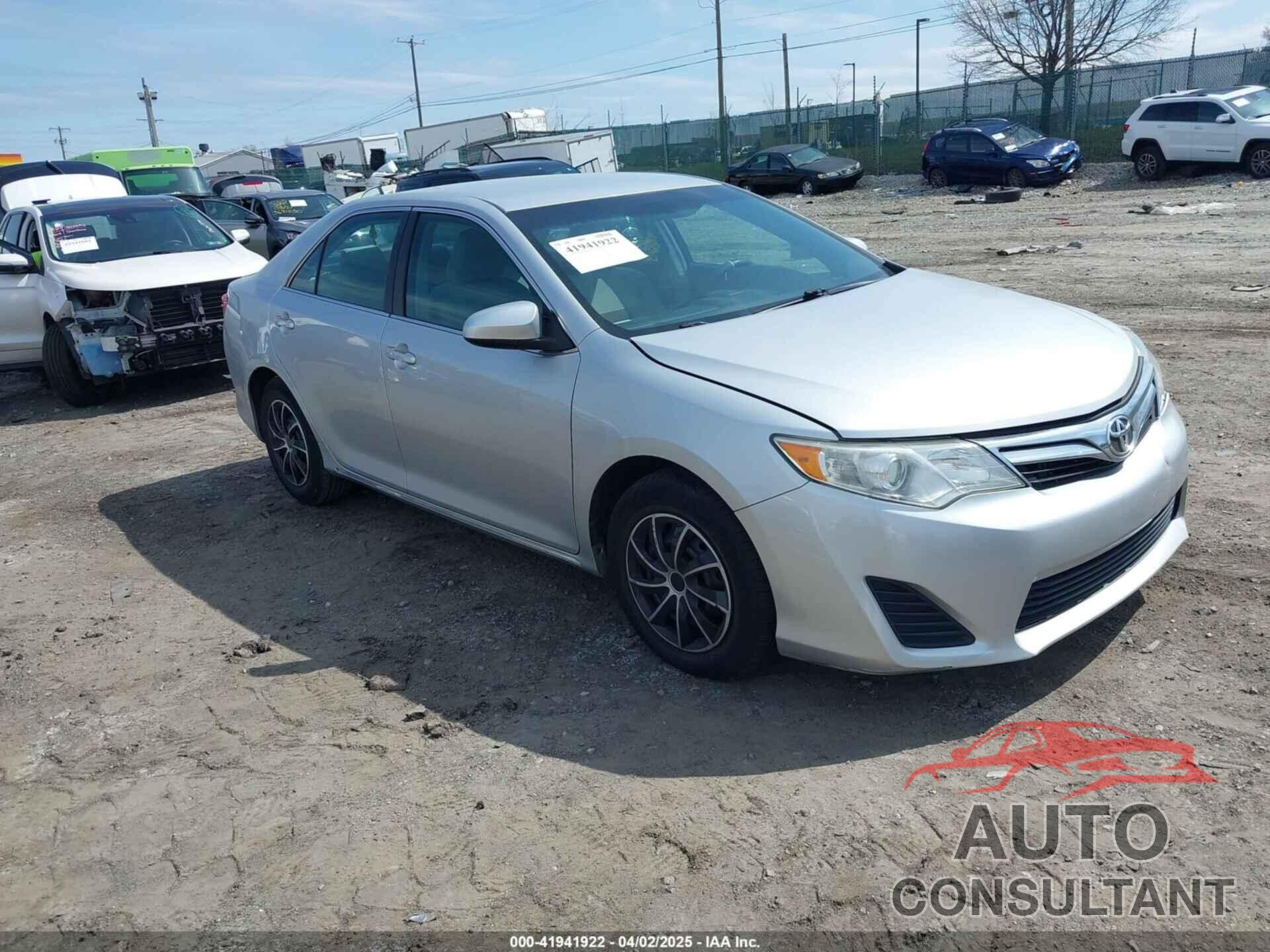 TOYOTA CAMRY 2012 - 4T1BF1FK8CU101429