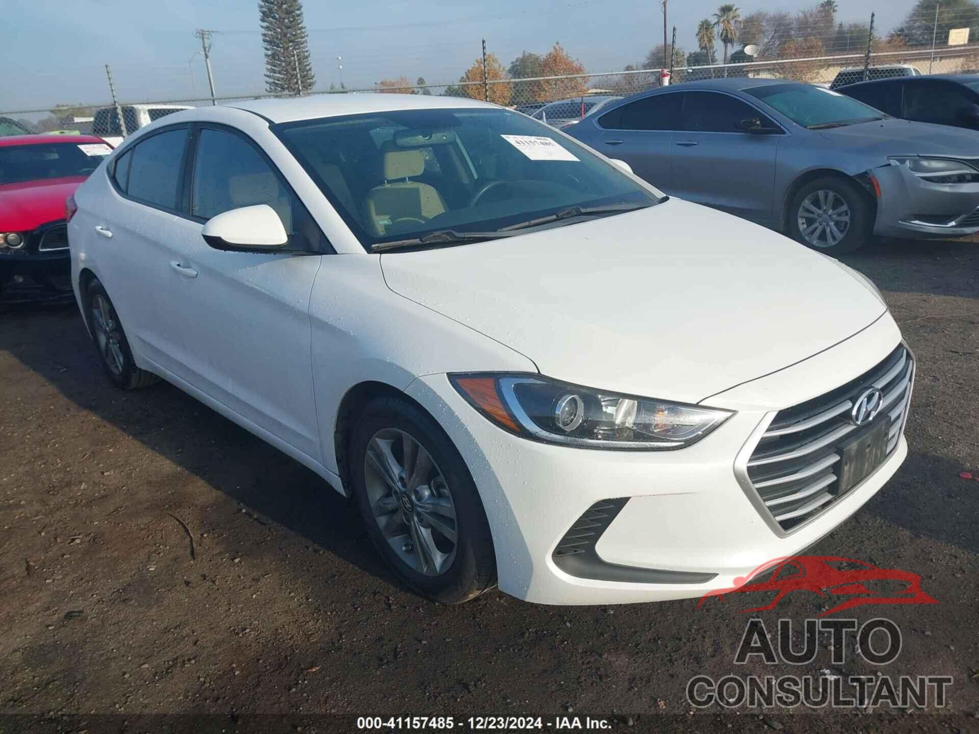 HYUNDAI ELANTRA 2018 - 5NPD84LF9JH262430