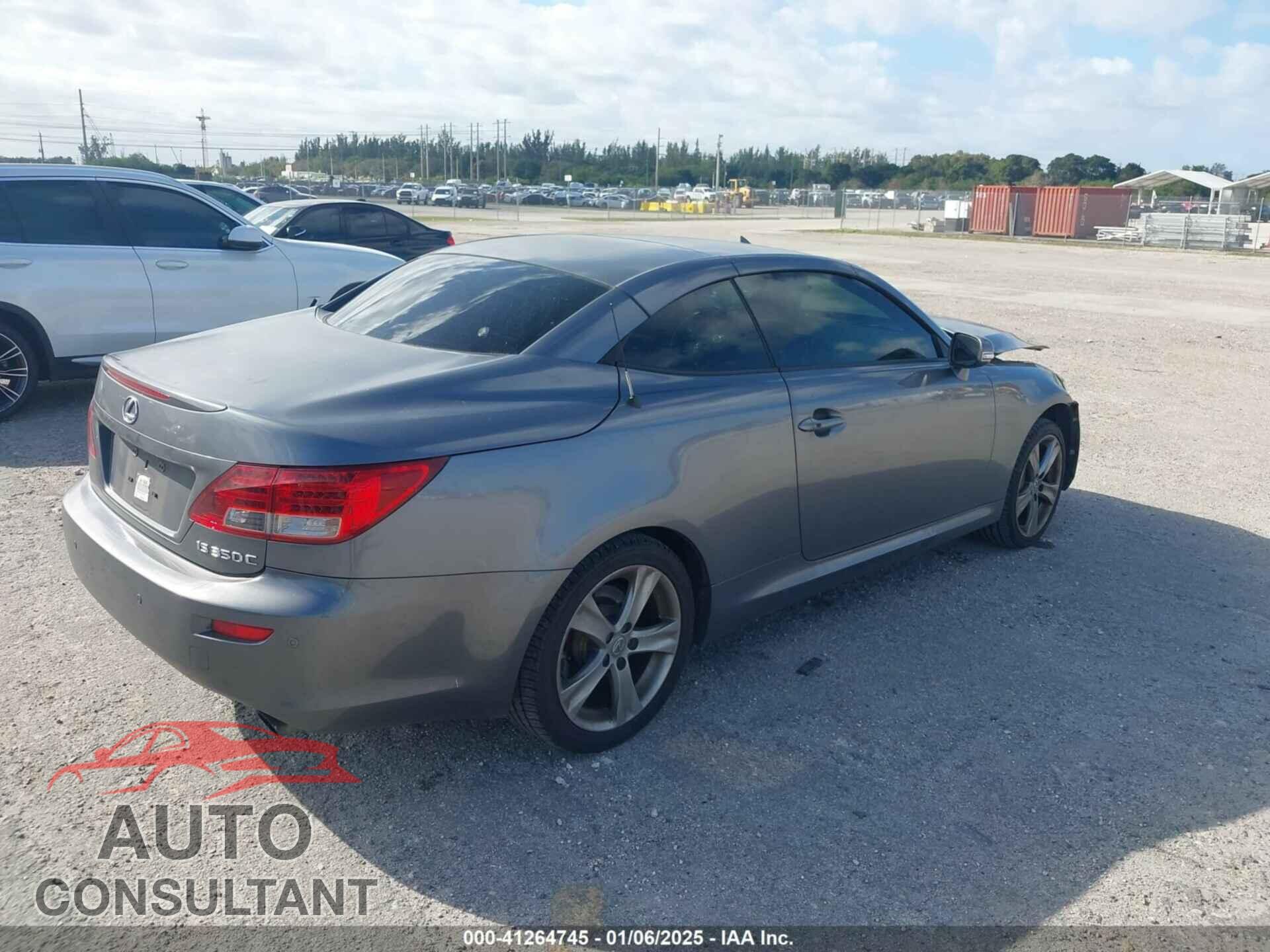 LEXUS IS 350C 2012 - JTHFE2C20C2507363