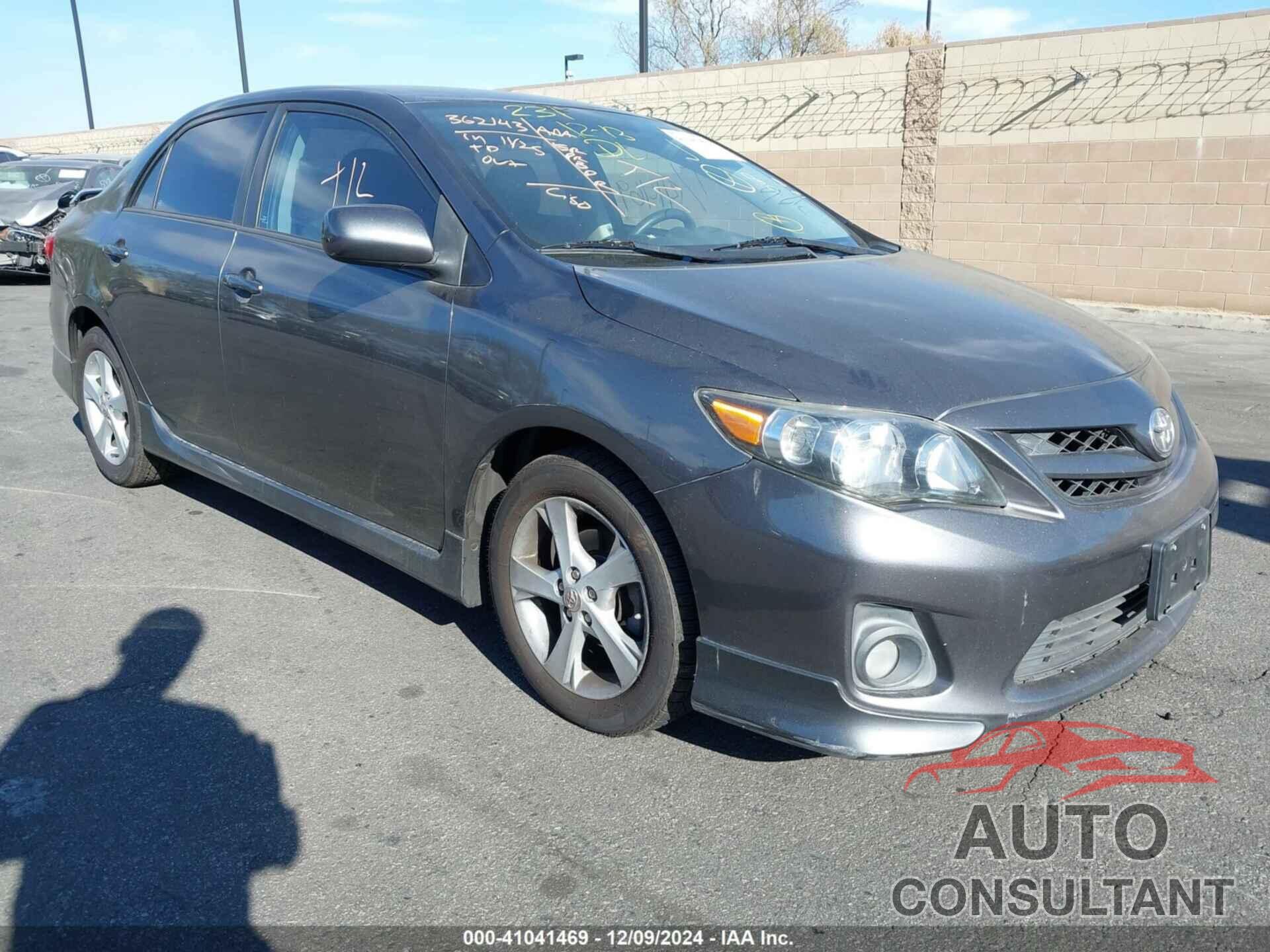TOYOTA COROLLA 2012 - 5YFBU4EE7CP038330