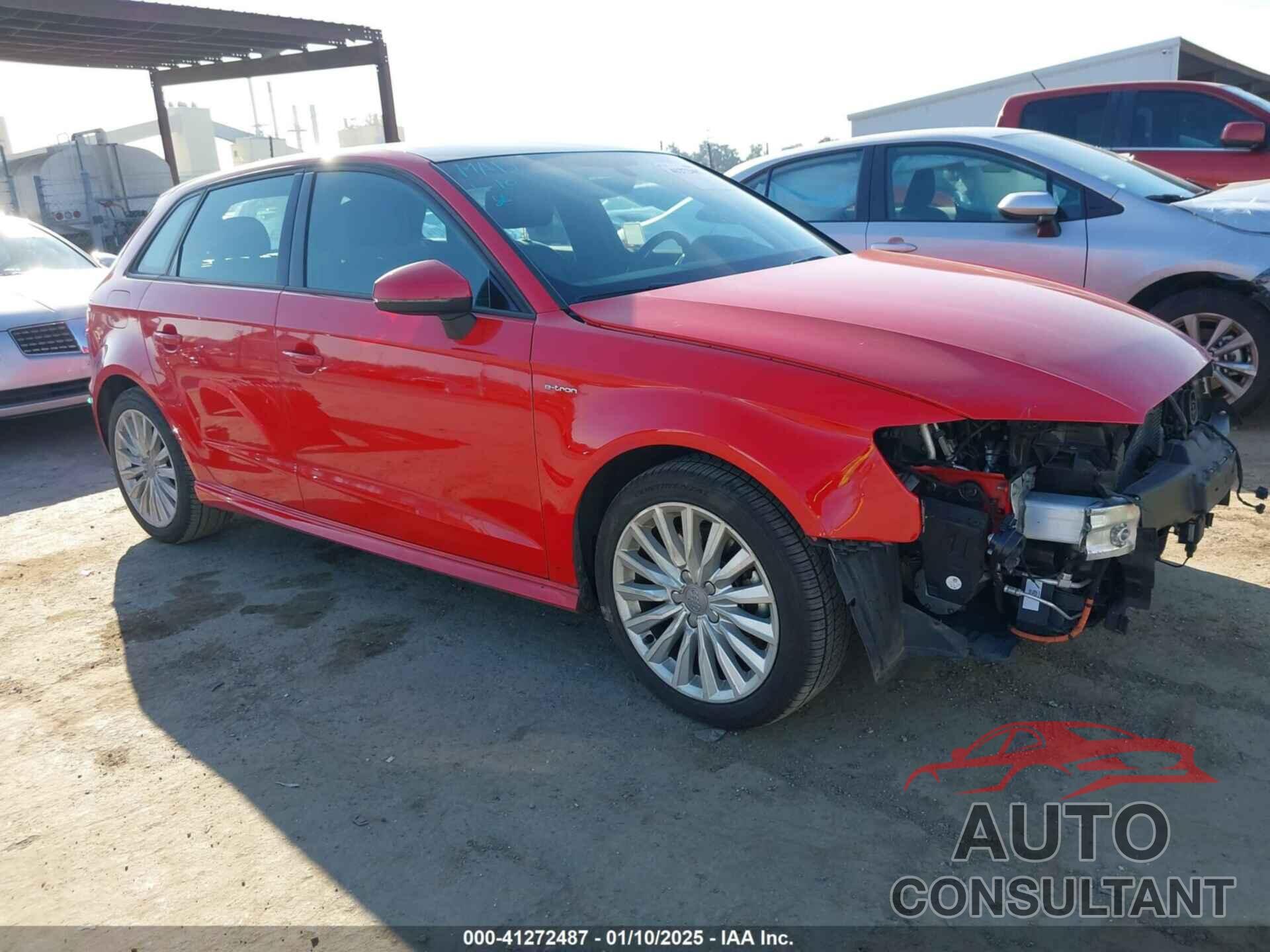 AUDI A3 E-TRON 2017 - WAUUPBFFXHA040450