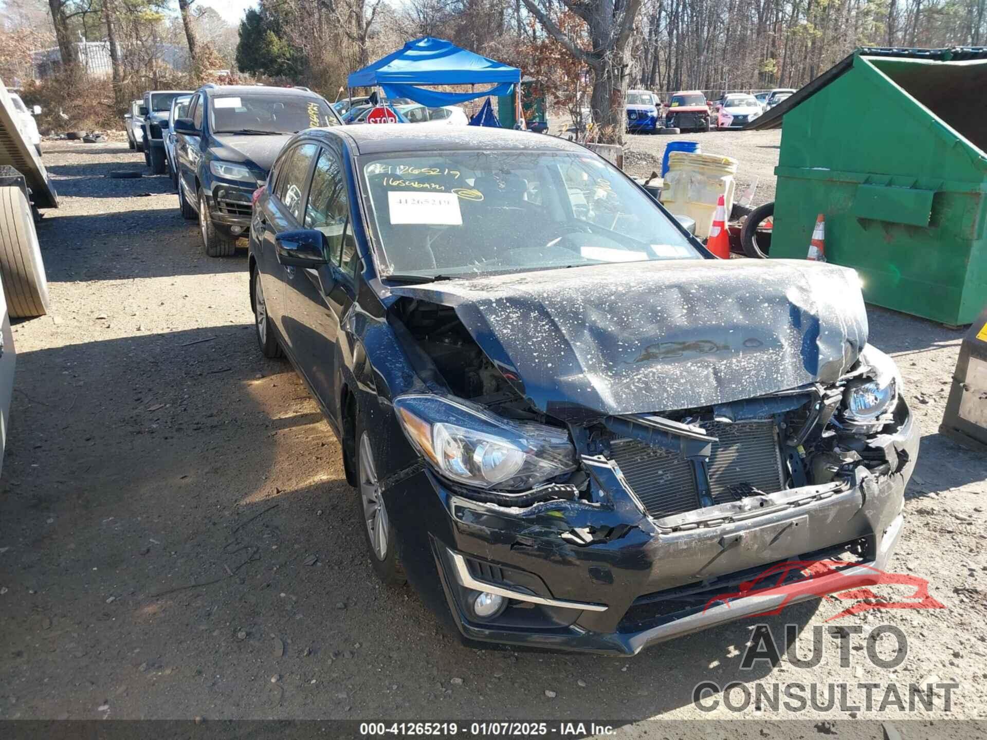 SUBARU IMPREZA 2016 - JF1GPAB67G8324968