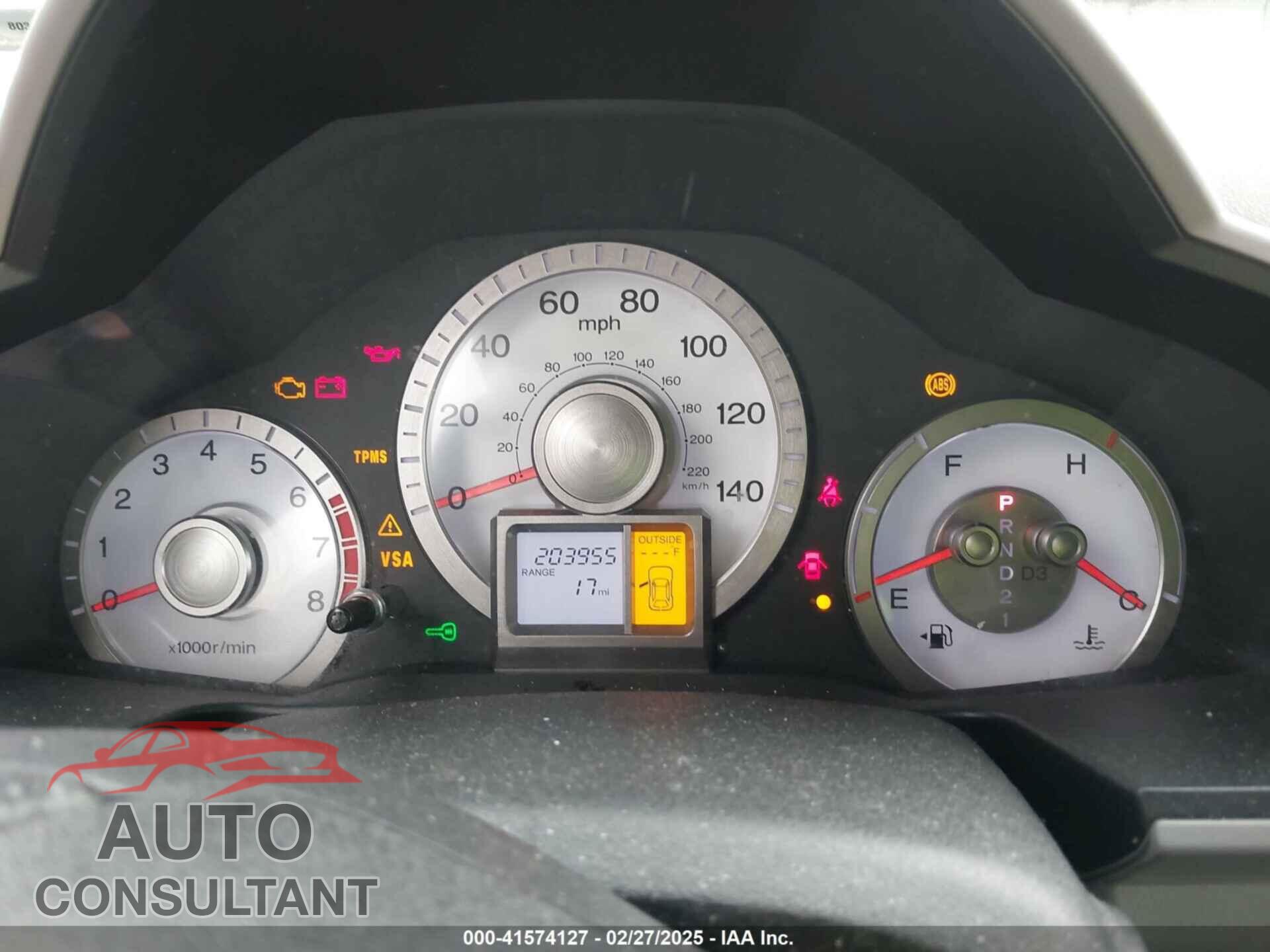 HONDA PILOT 2009 - 5FNYF38459B024058