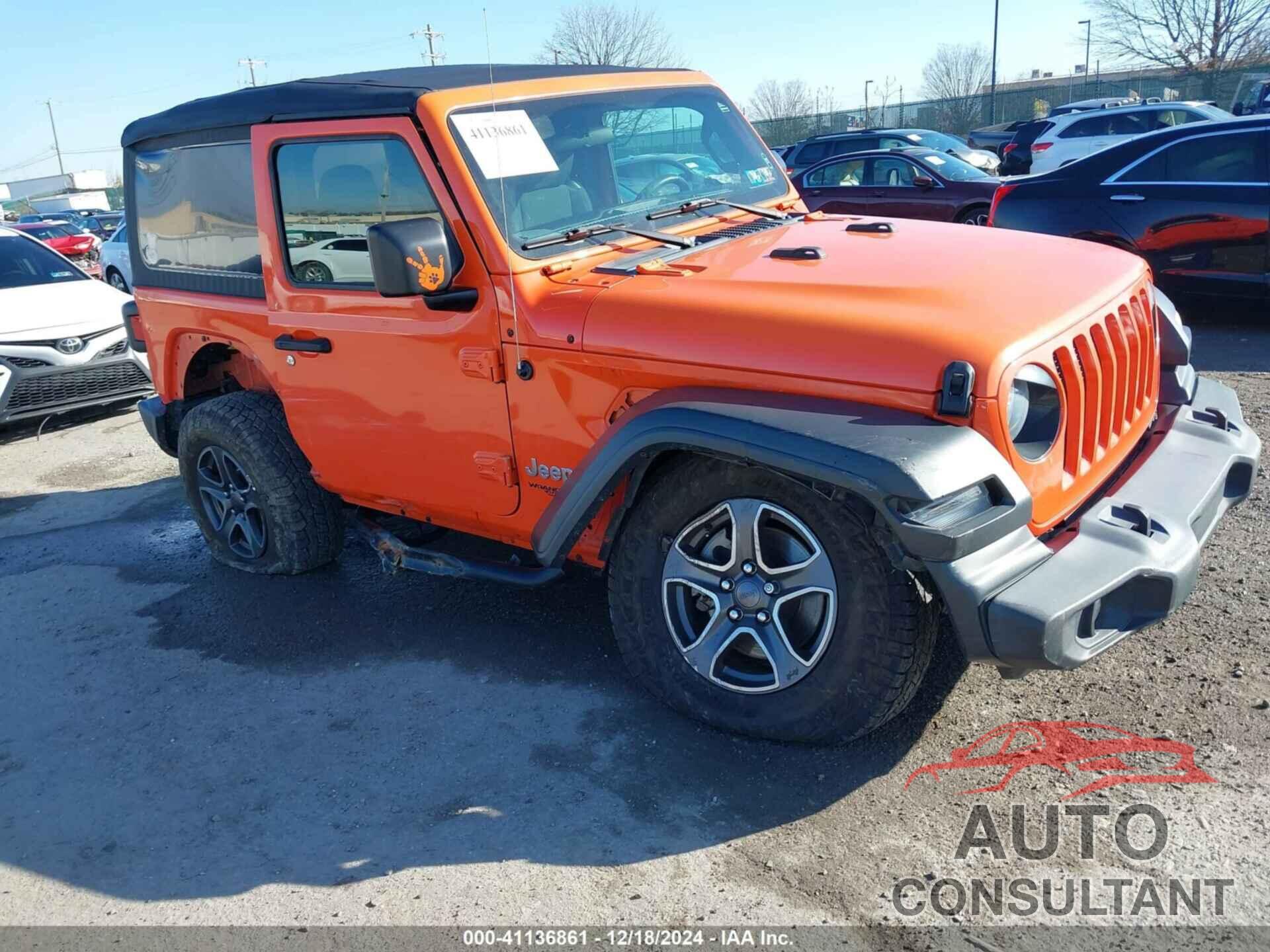 JEEP WRANGLER 2018 - 1C4GJXAN3JW229933