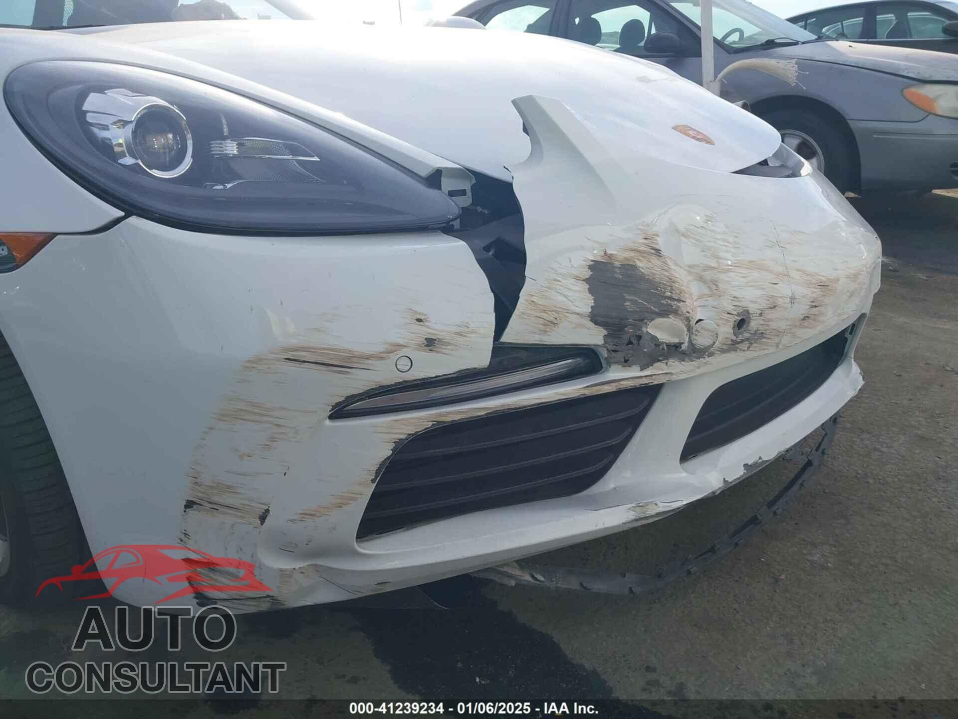 PORSCHE 718 BOXSTER 2017 - WP0CA2A84HS221210