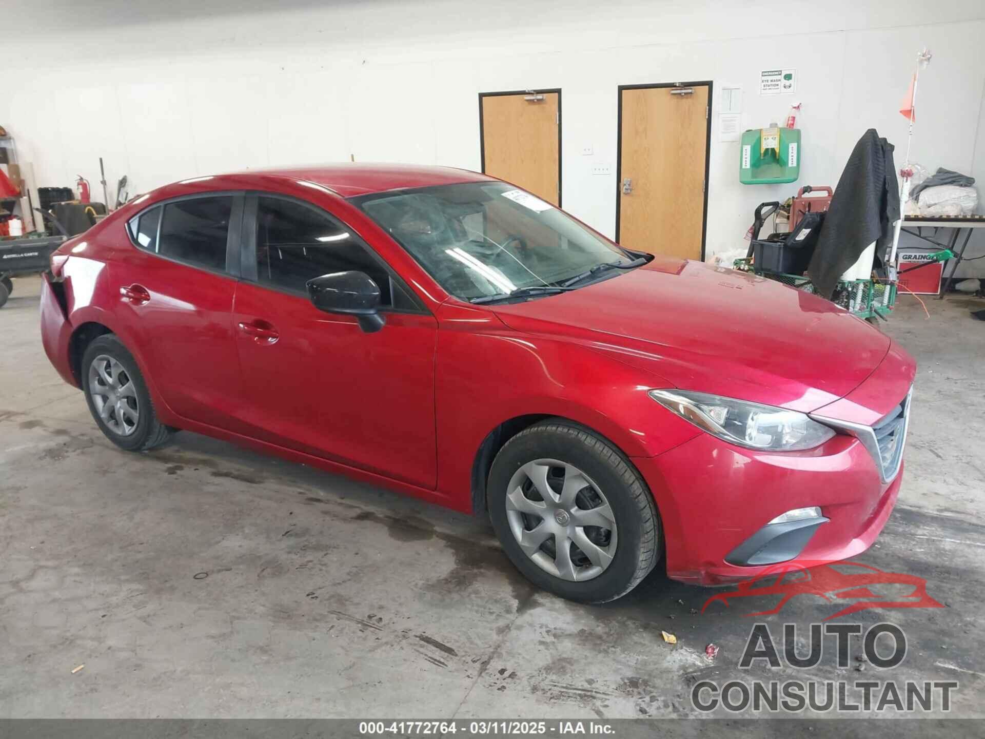 MAZDA MAZDA3 2014 - JM1BM1T78E1215378