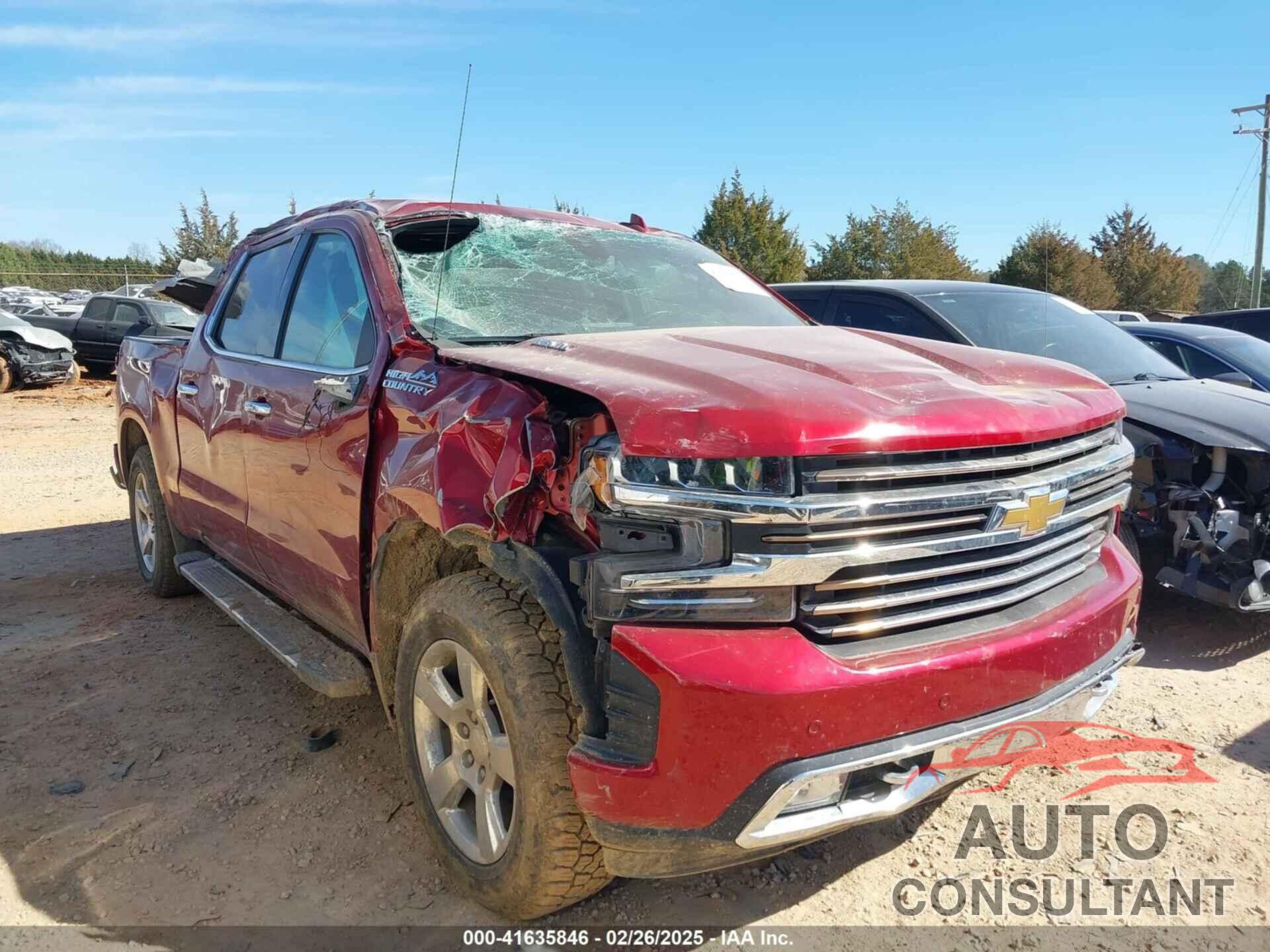 CHEVROLET SILVERADO 1500 2021 - 3GCUYHET8MG141704