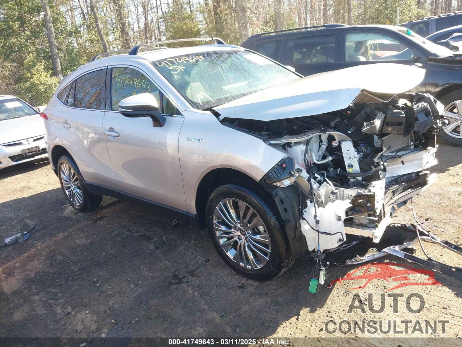TOYOTA VENZA 2021 - JTEAAAAH7MJ080369