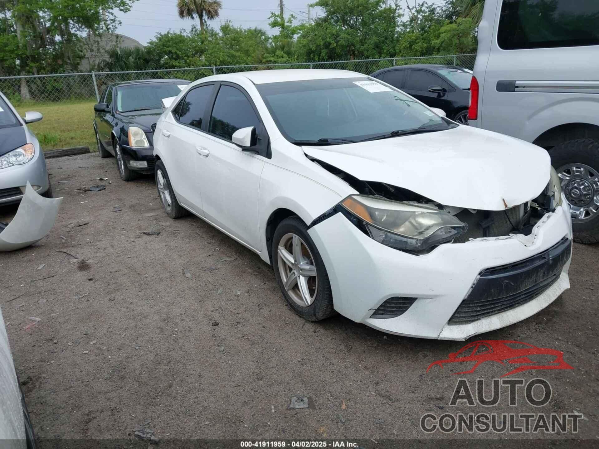 TOYOTA COROLLA 2015 - 2T1BURHEXFC269445