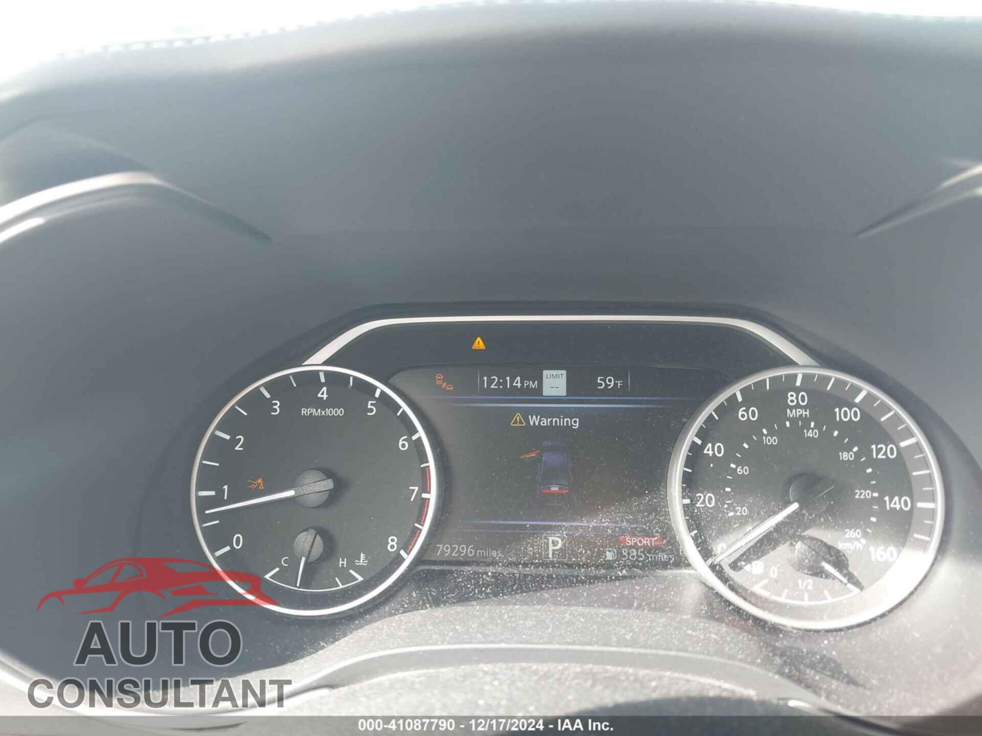NISSAN MAXIMA 2021 - 1N4AA6CV6MC507622