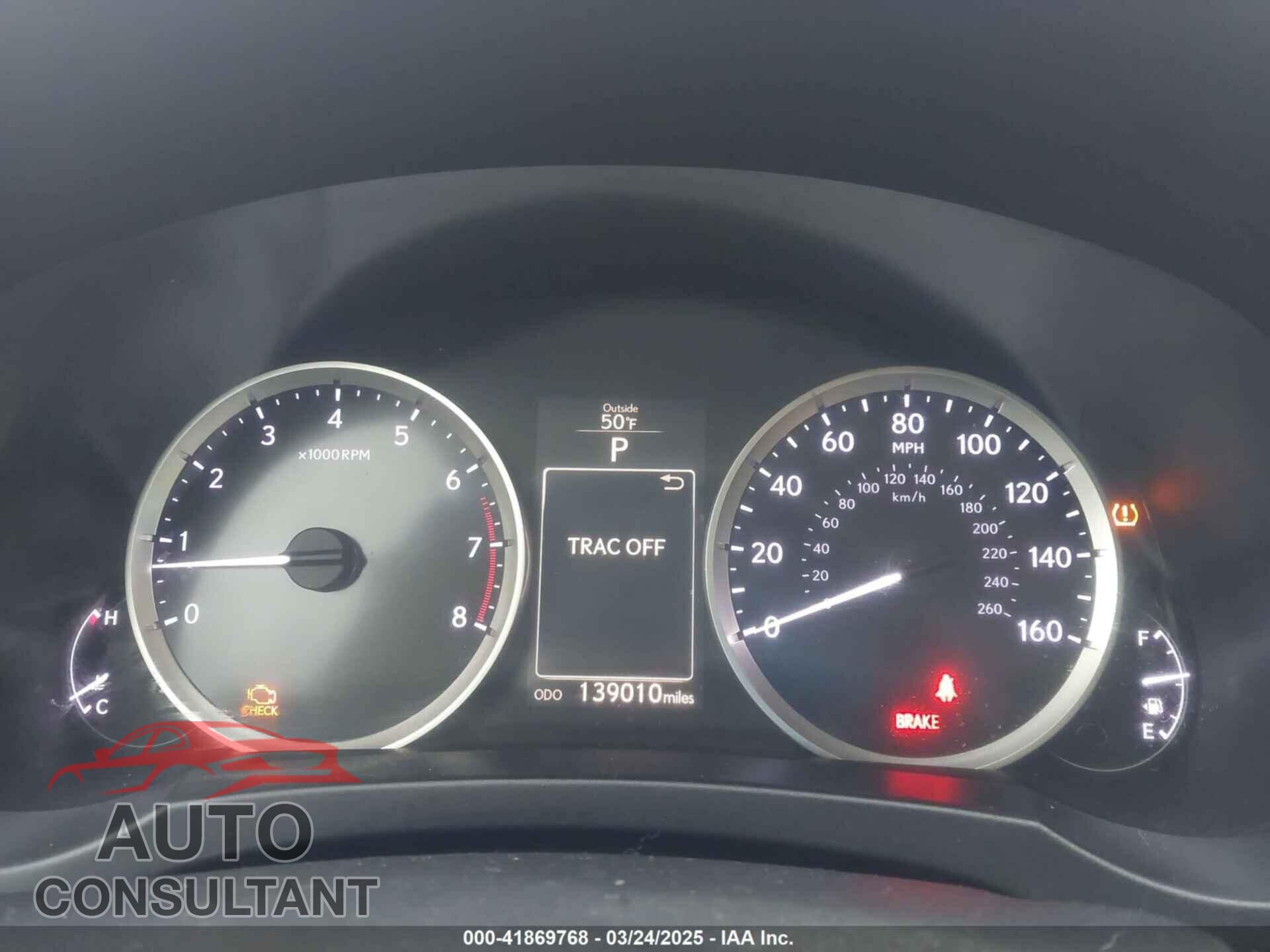 LEXUS IS 250 2014 - JTHCF1D22E5010356
