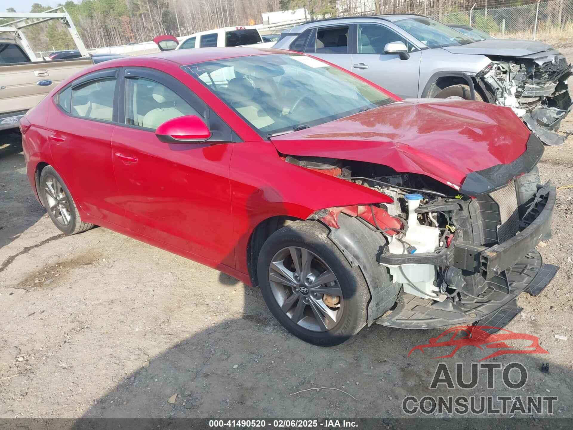 HYUNDAI ELANTRA 2017 - KMHD84LF9HU224160