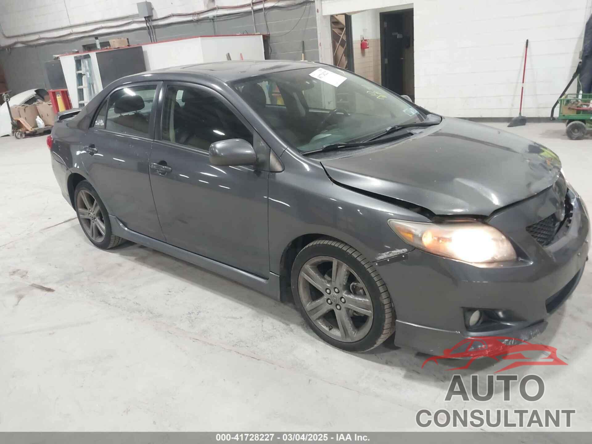 TOYOTA COROLLA 2009 - 2T1BE40E49C029212