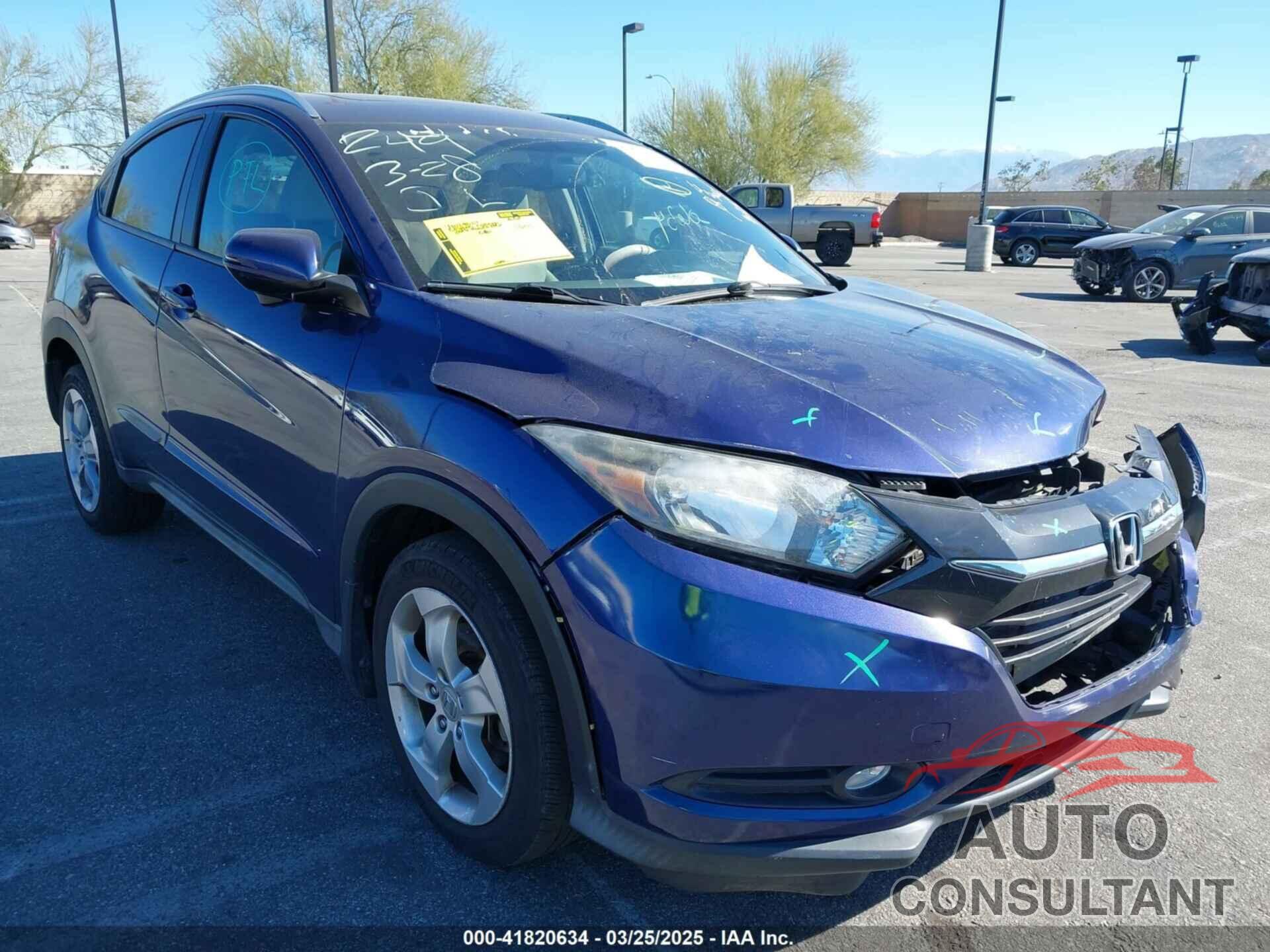 HONDA HR-V 2016 - 3CZRU5H74GM724964