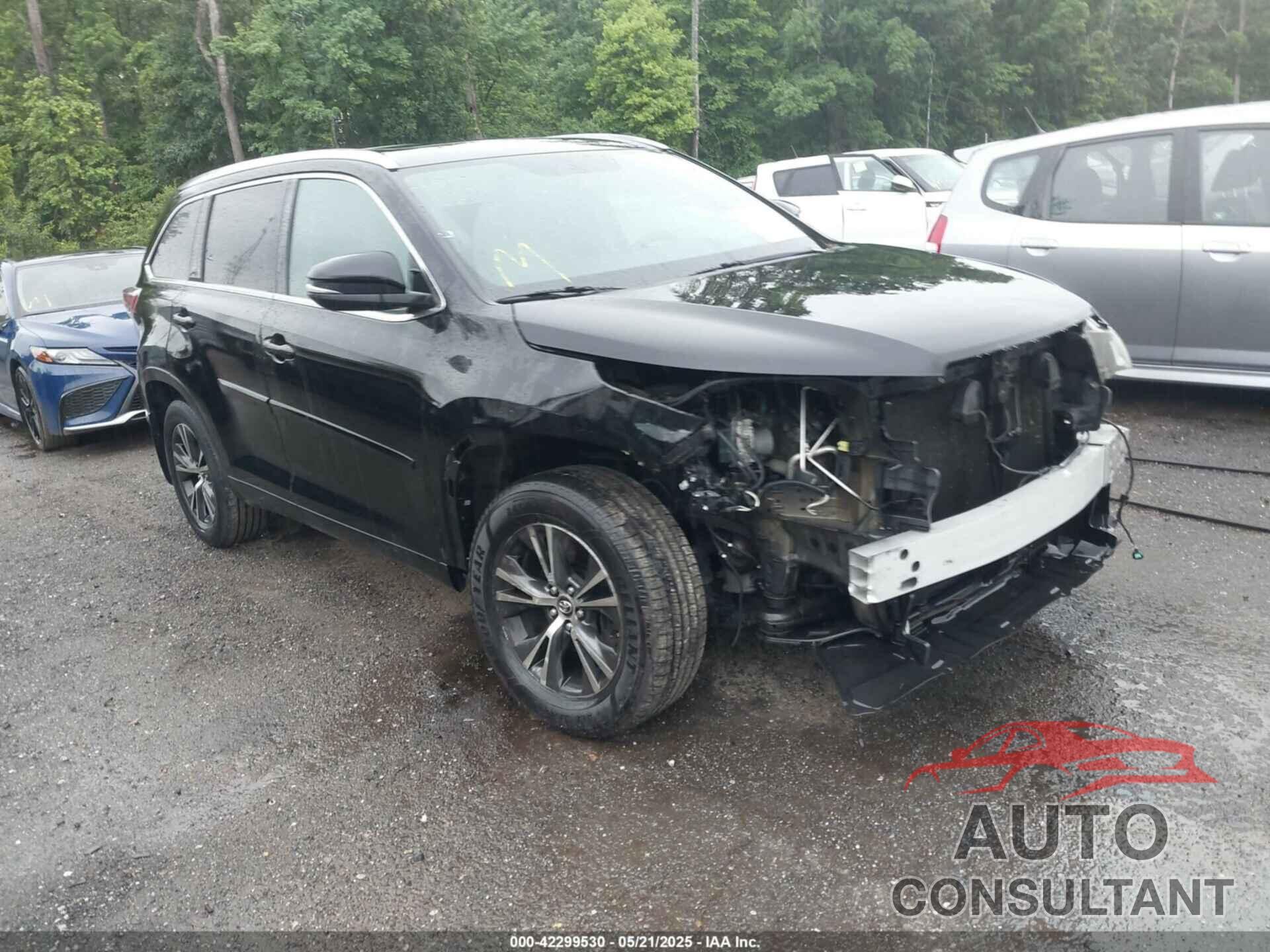 TOYOTA HIGHLANDER 2016 - 5TDJKRFH2GS506095