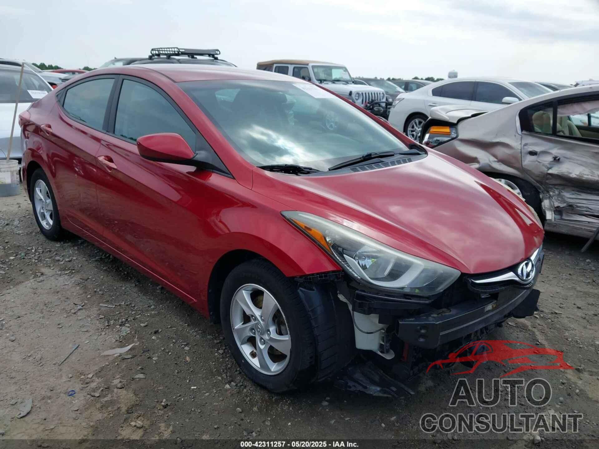 HYUNDAI ELANTRA 2014 - 5NPDH4AE2EH474134