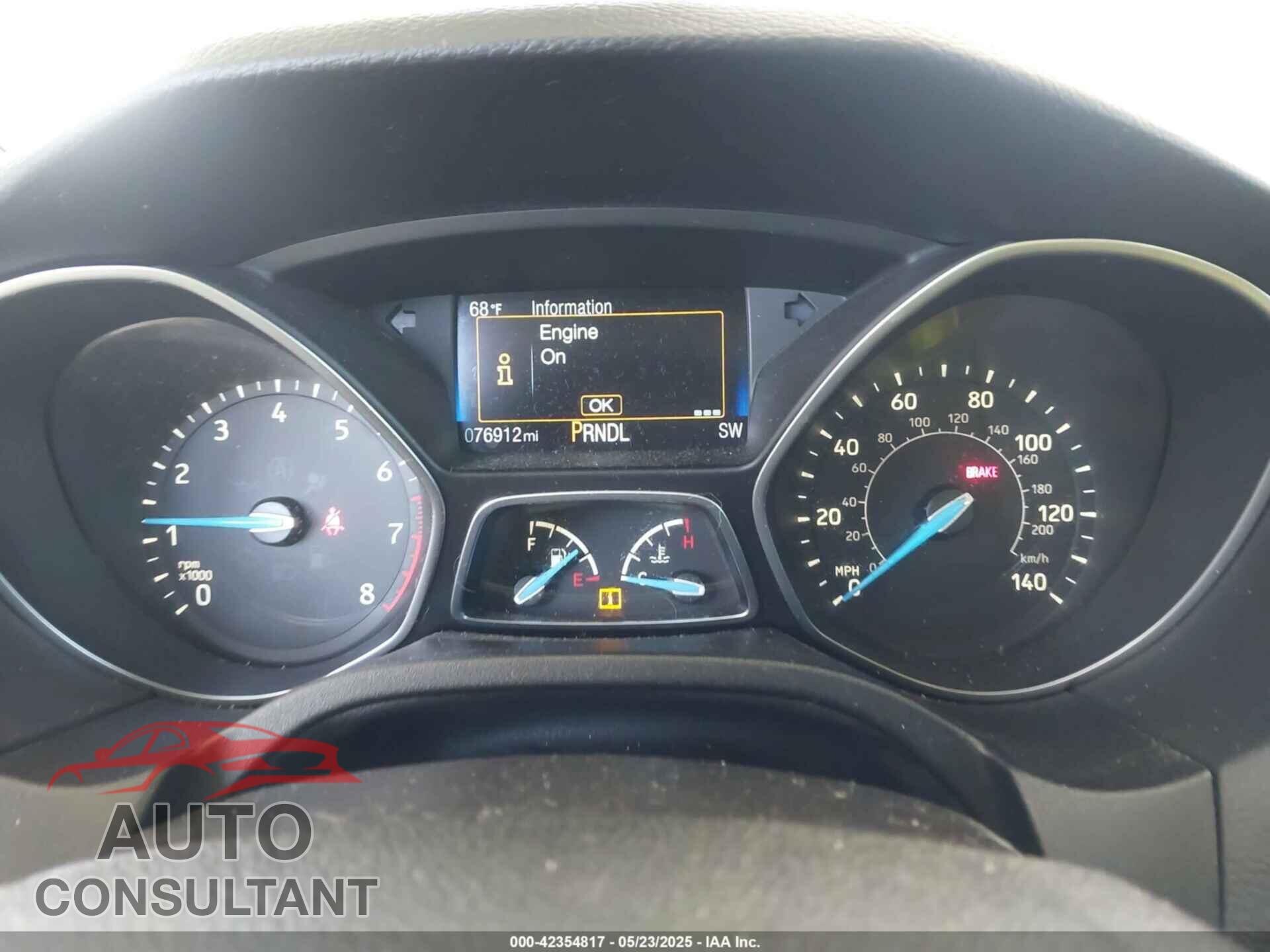 FORD FOCUS 2016 - 1FADP3F27GL338923