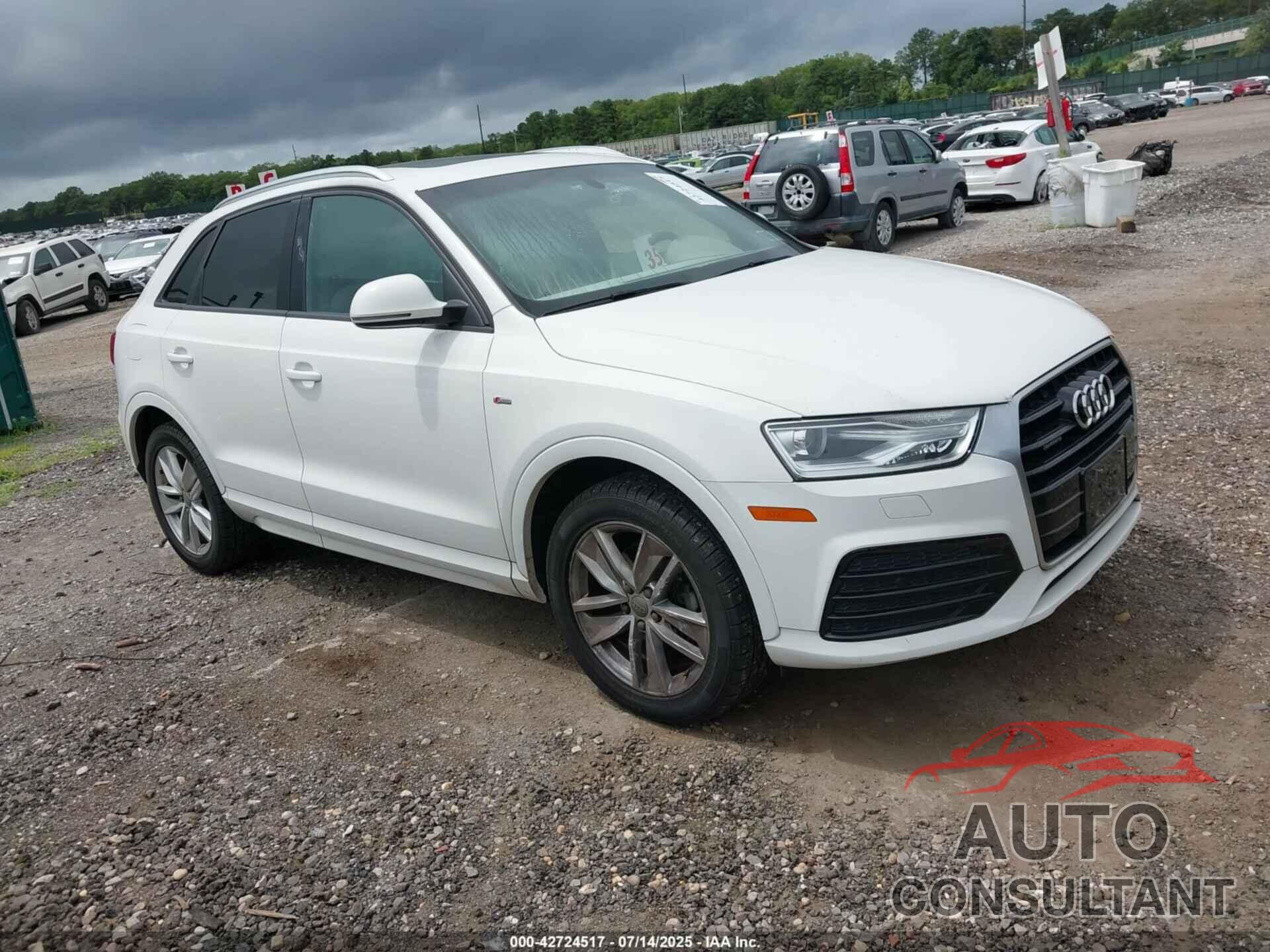 AUDI Q3 2018 - WA1ECCFS4JR031556