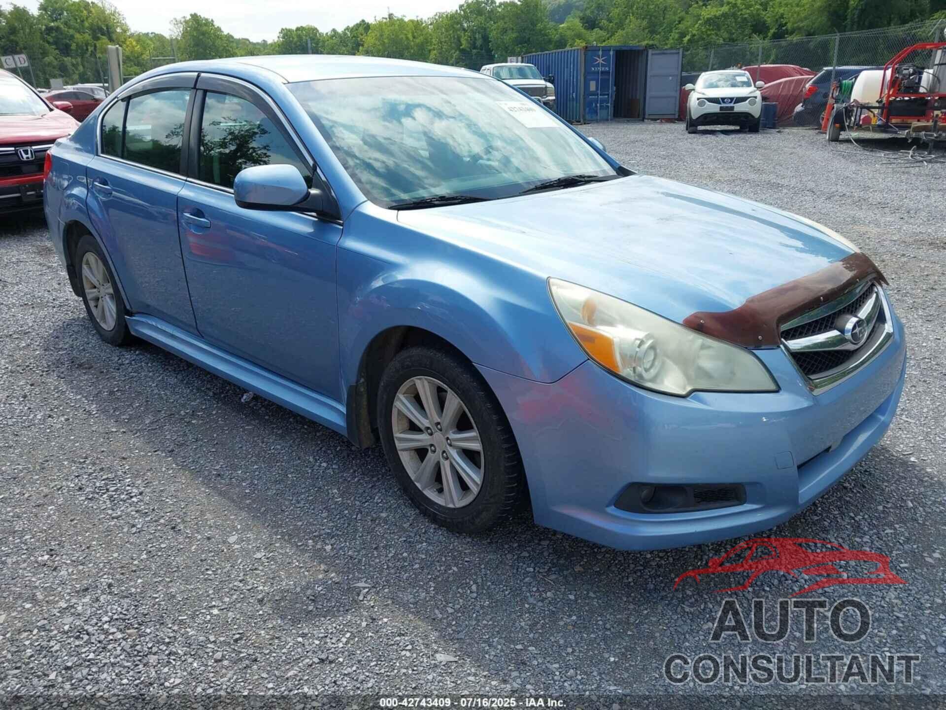 SUBARU LEGACY 2010 - 4S3BMBC66A3222468