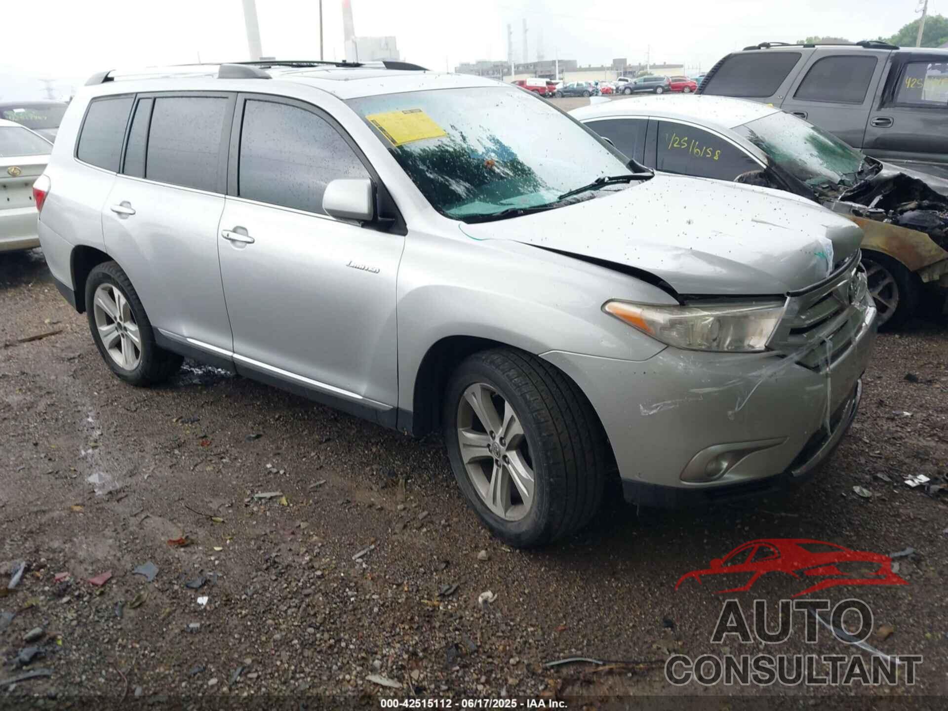 TOYOTA HIGHLANDER 2011 - 5TDDK3EH4BS088031