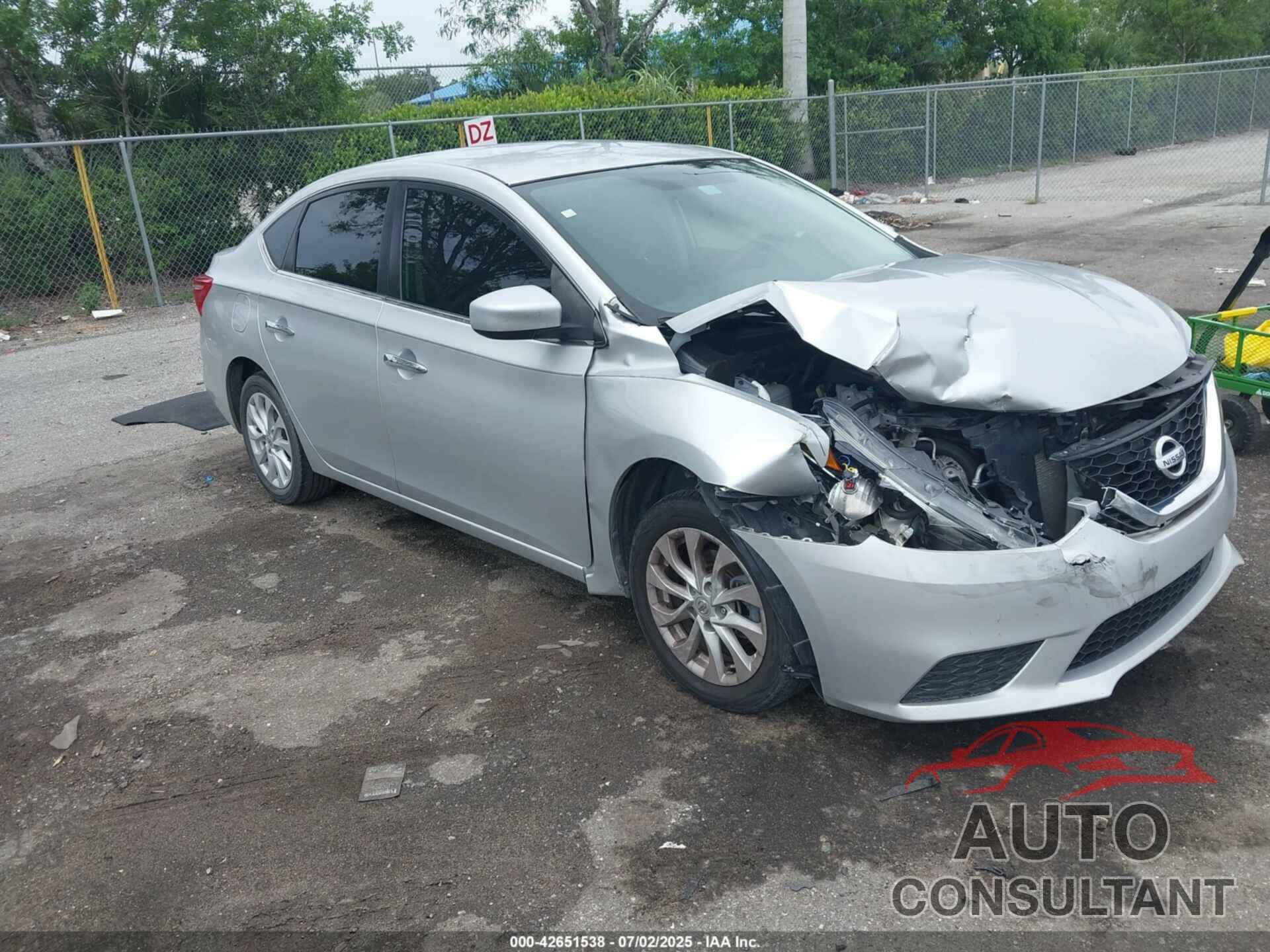 NISSAN SENTRA 2019 - 3N1AB7AP5KL605126