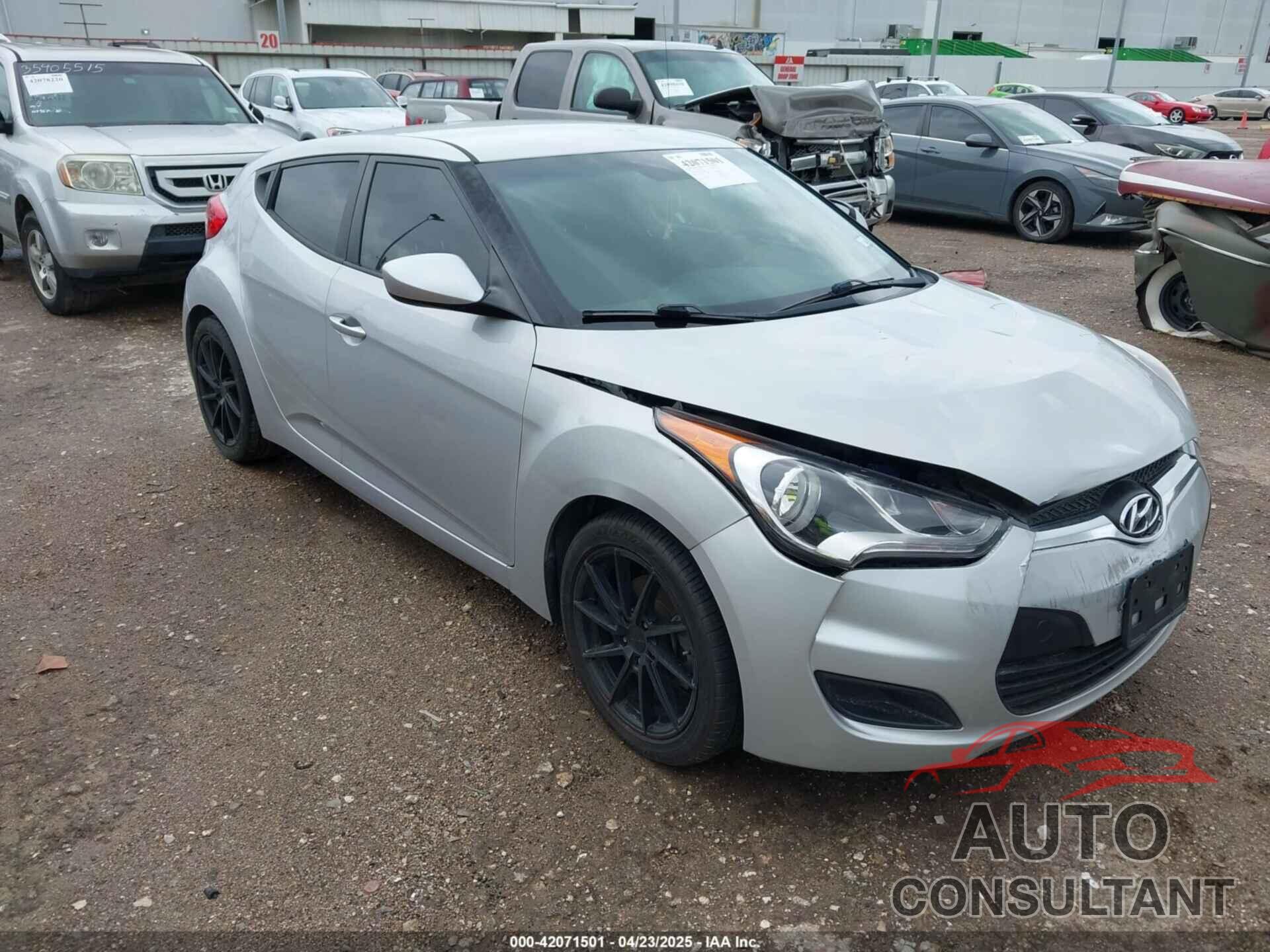 HYUNDAI VELOSTER 2016 - KMHTC6AD3GU280827