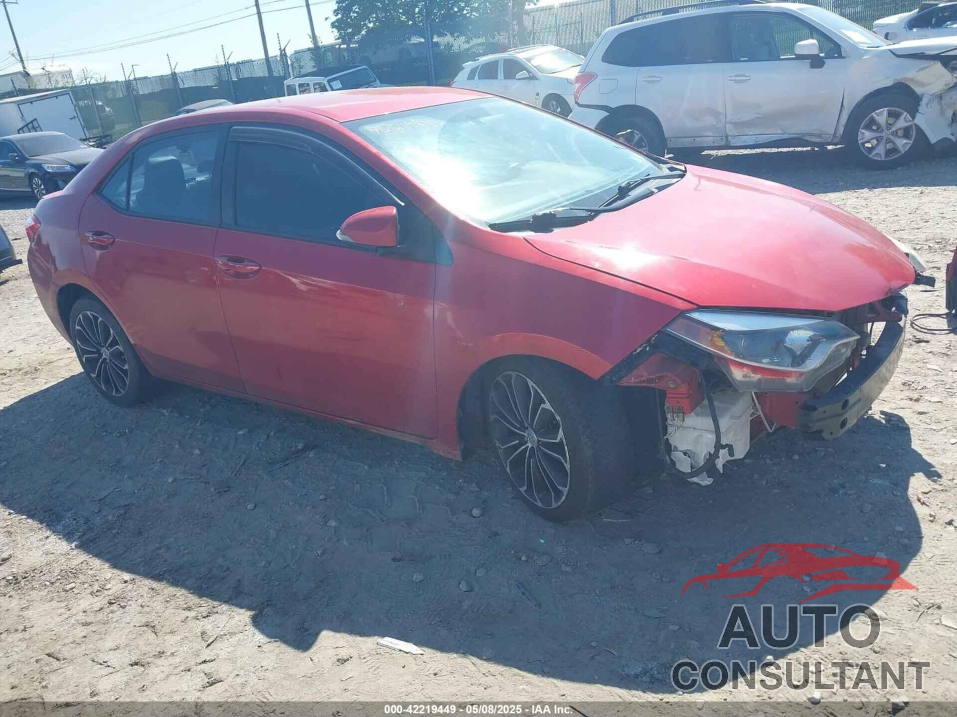 TOYOTA COROLLA 2016 - 2T1BURHE3GC520243