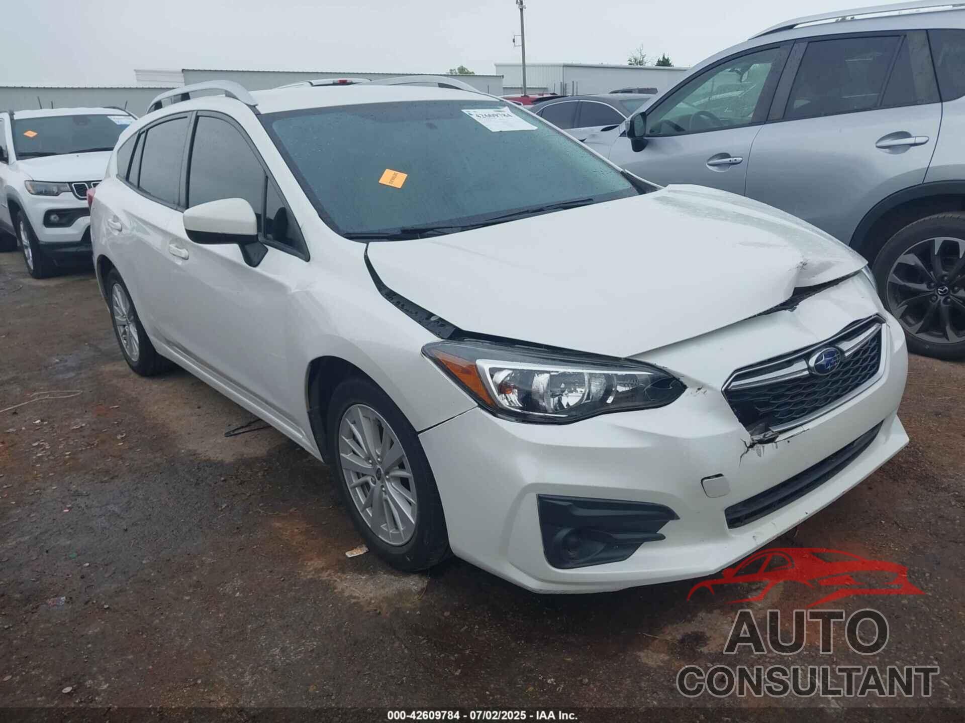 SUBARU IMPREZA 2017 - 4S3GTAB62H3754928