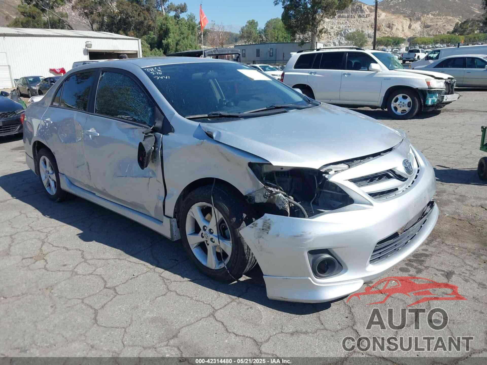 TOYOTA COROLLA 2013 - 5YFBU4EE6DP087441