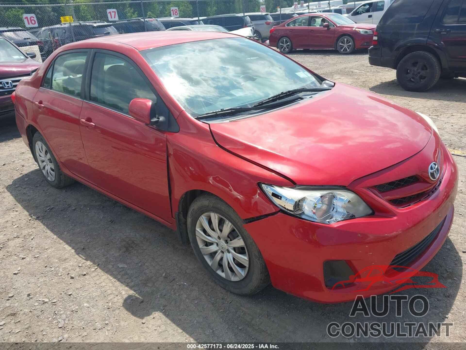 TOYOTA COROLLA 2013 - 5YFBU4EE4DP111753