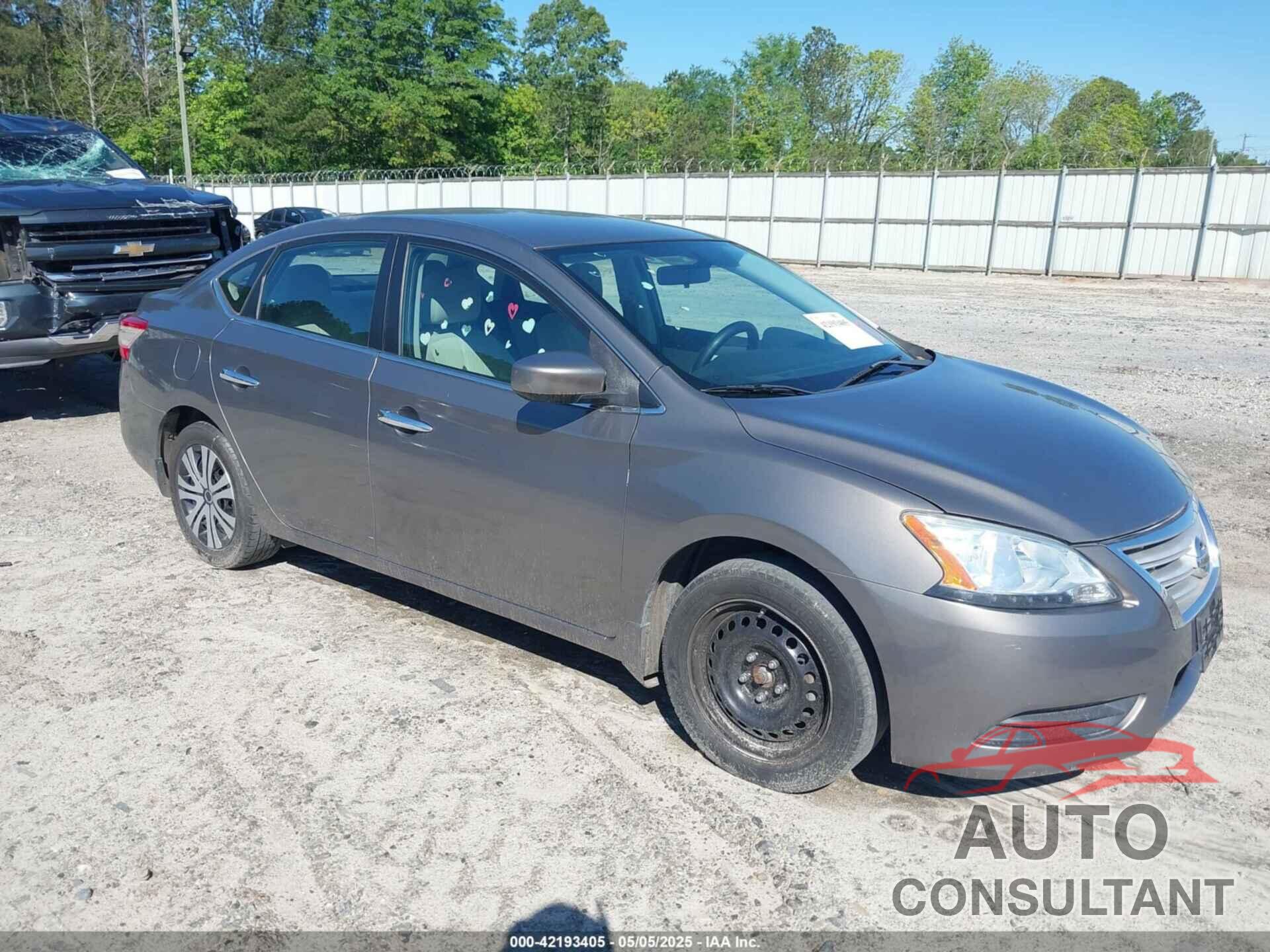 NISSAN SENTRA 2015 - 3N1AB7AP9FY253905