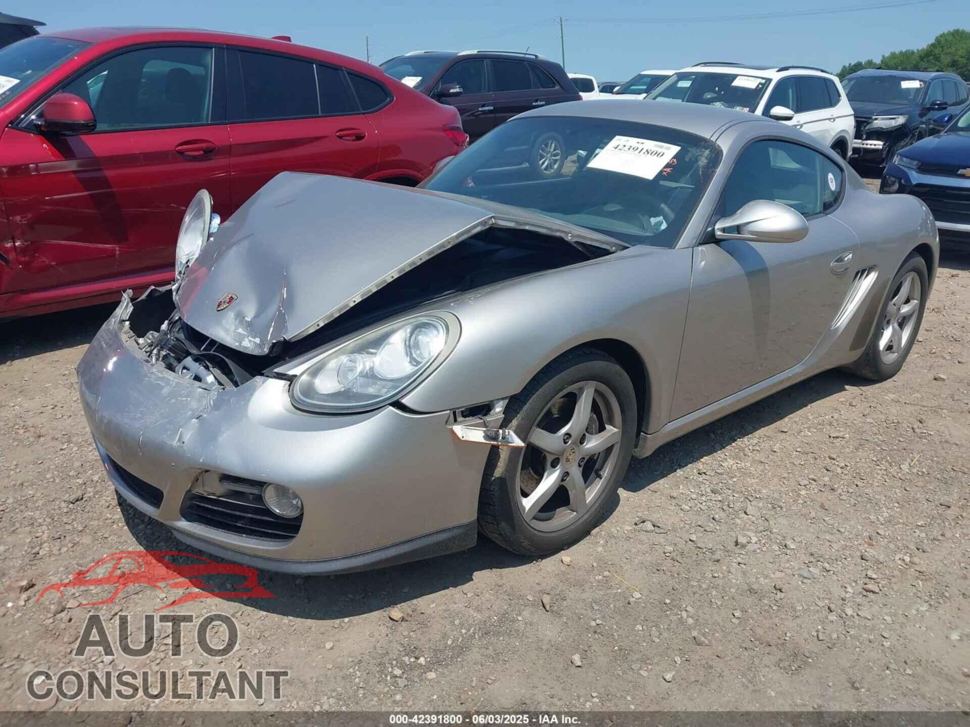 PORSCHE CAYMAN 2012 - WP0AA2A86CS760234
