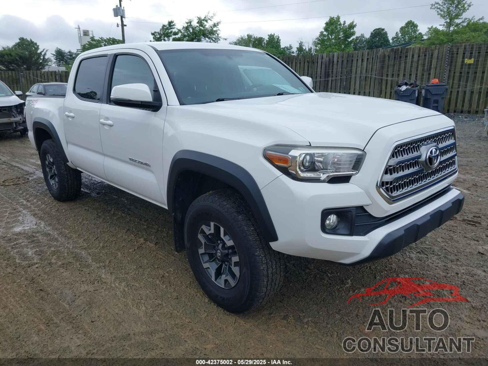 TOYOTA TACOMA 2017 - 5TFCZ5AN9HX115659