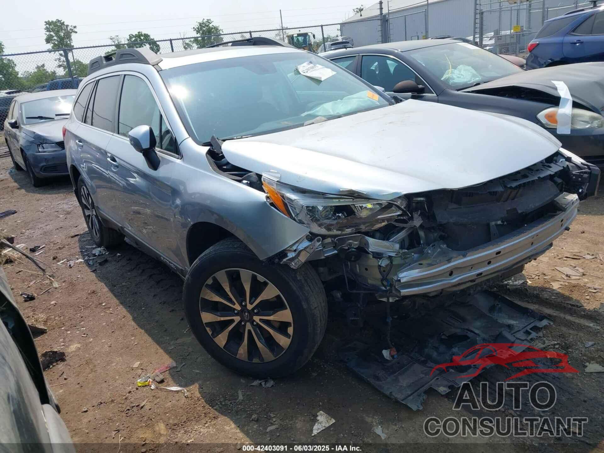 SUBARU OUTBACK 2017 - 4S4BSENC6H3345123
