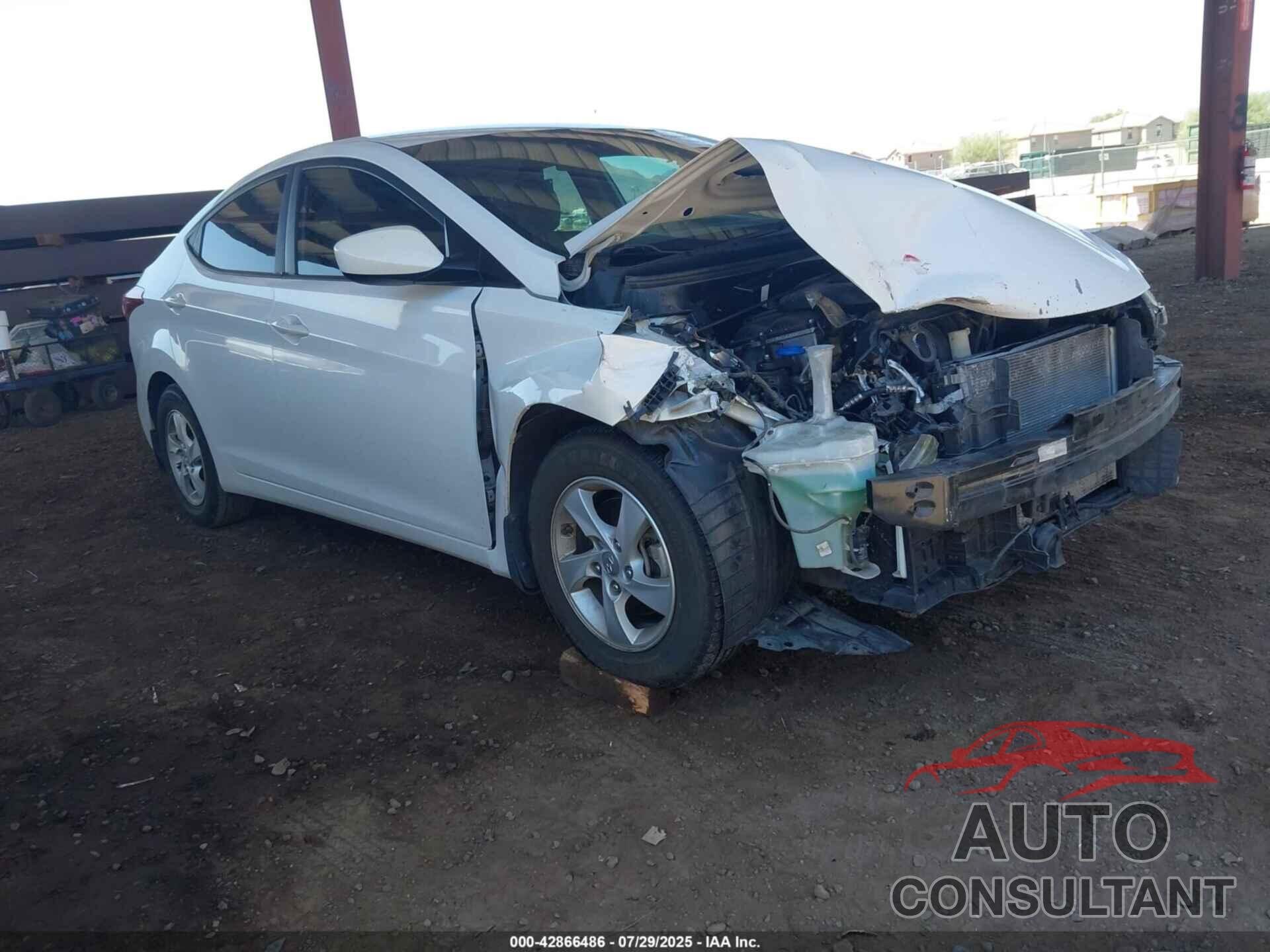 HYUNDAI ELANTRA 2014 - 5NPDH4AE7EH458656